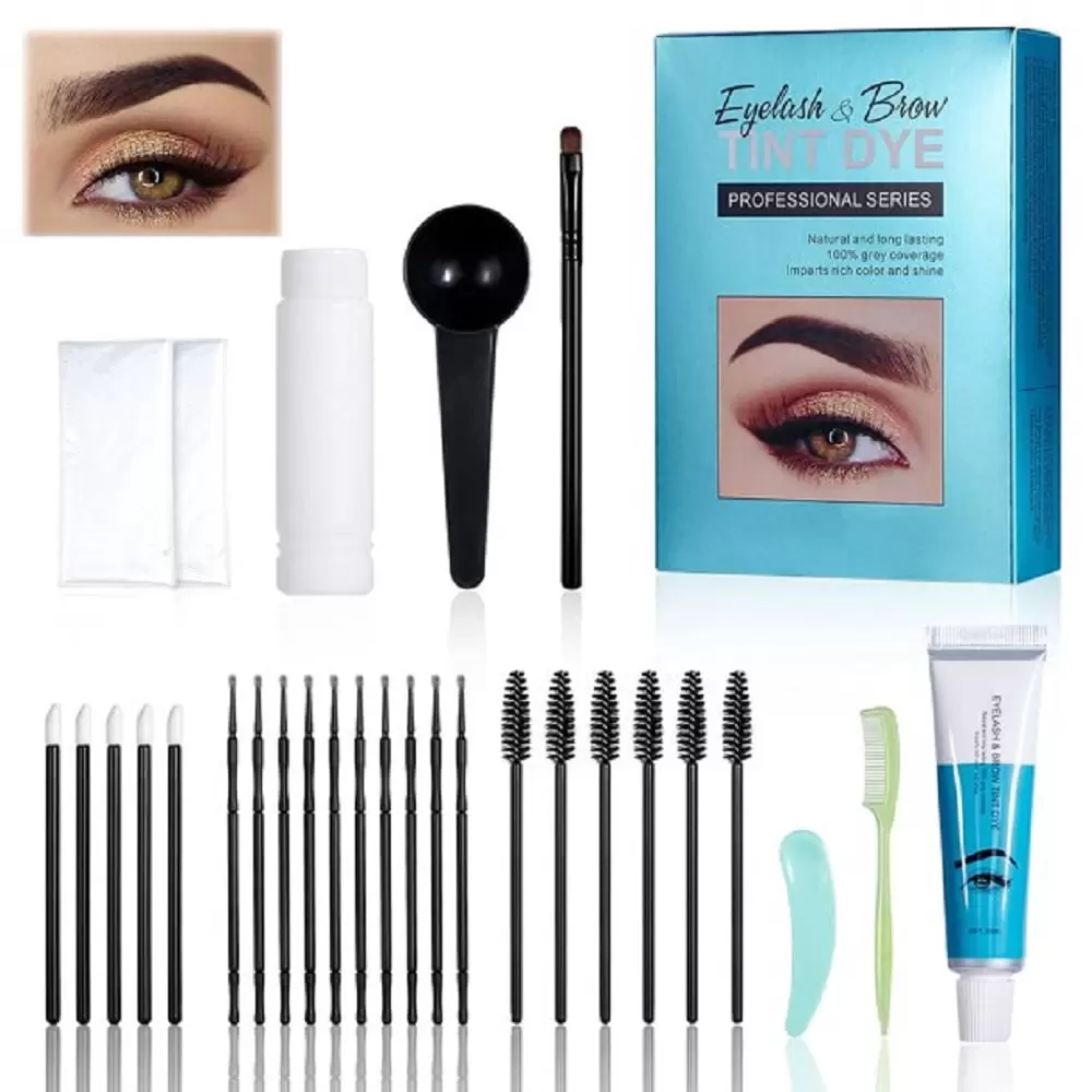 RAGUPEL Lash Tint Dye Kit Lasting 6 Weeks For Professional Eyebrow Or Lash Tinting