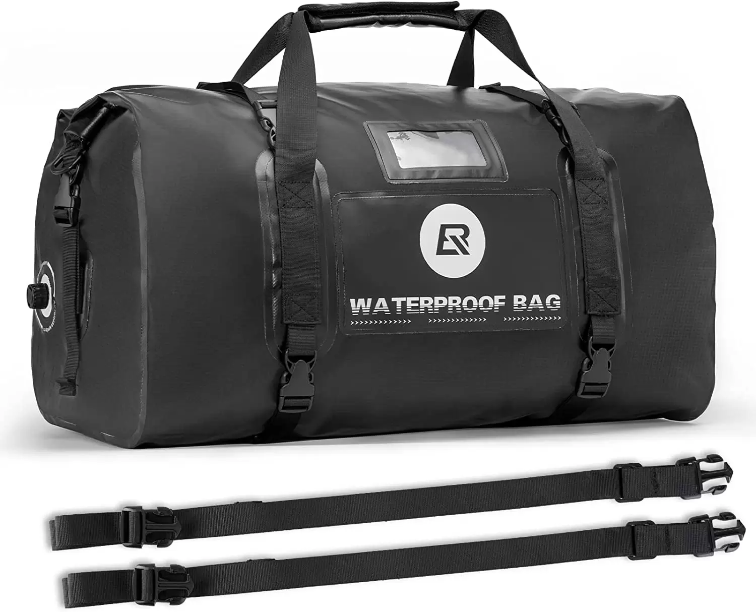 ROCKBROS Motorcycle Travel Dry Duffel Bag Waterproof Duffel Bag 60L for Motorcycling Boating Kayaking Camping Fishing Outdoor Adventure for Men Women