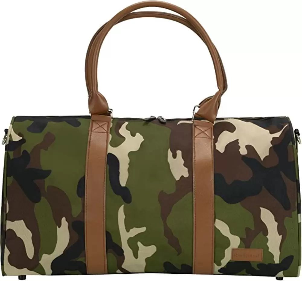 ROCKLAND Weekend Travel Duffel Bag. Camo. Medium 22-Inch