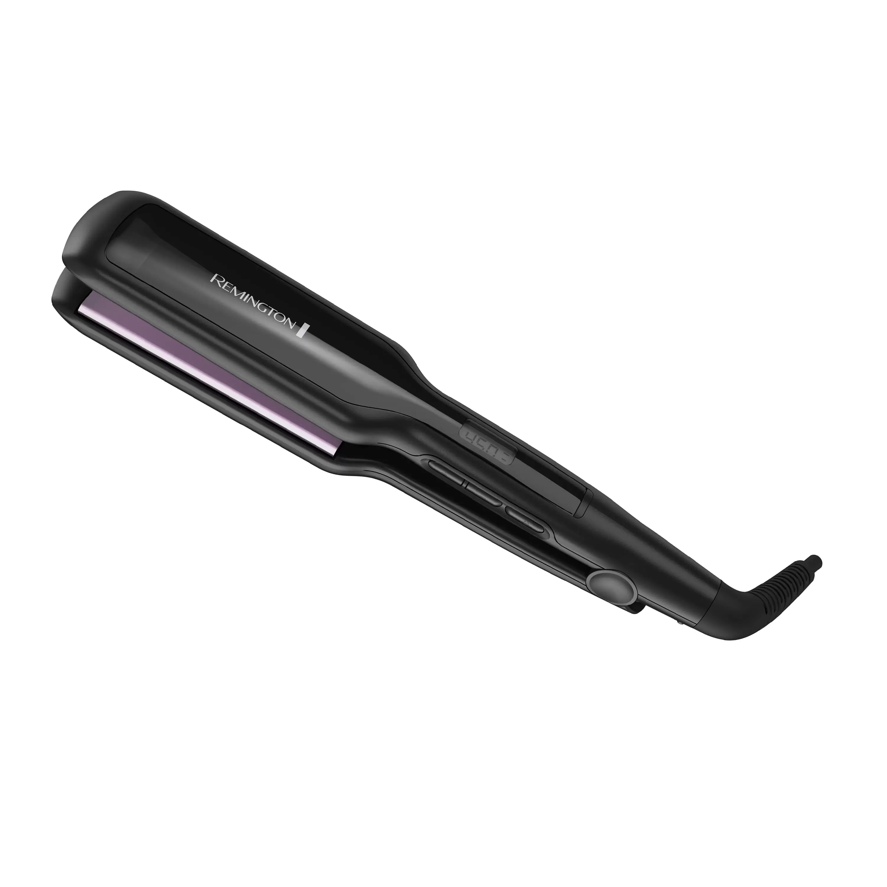 Remington 1 3/4 Titanium Flat Iron Hair Straightener. Anti-Static Technology. Black