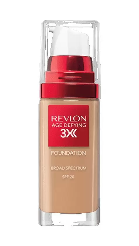 Revlon Age Defying 3X Cream Foundation Makeup. SPF 20. 035 Natural Beige. 1 fl oz