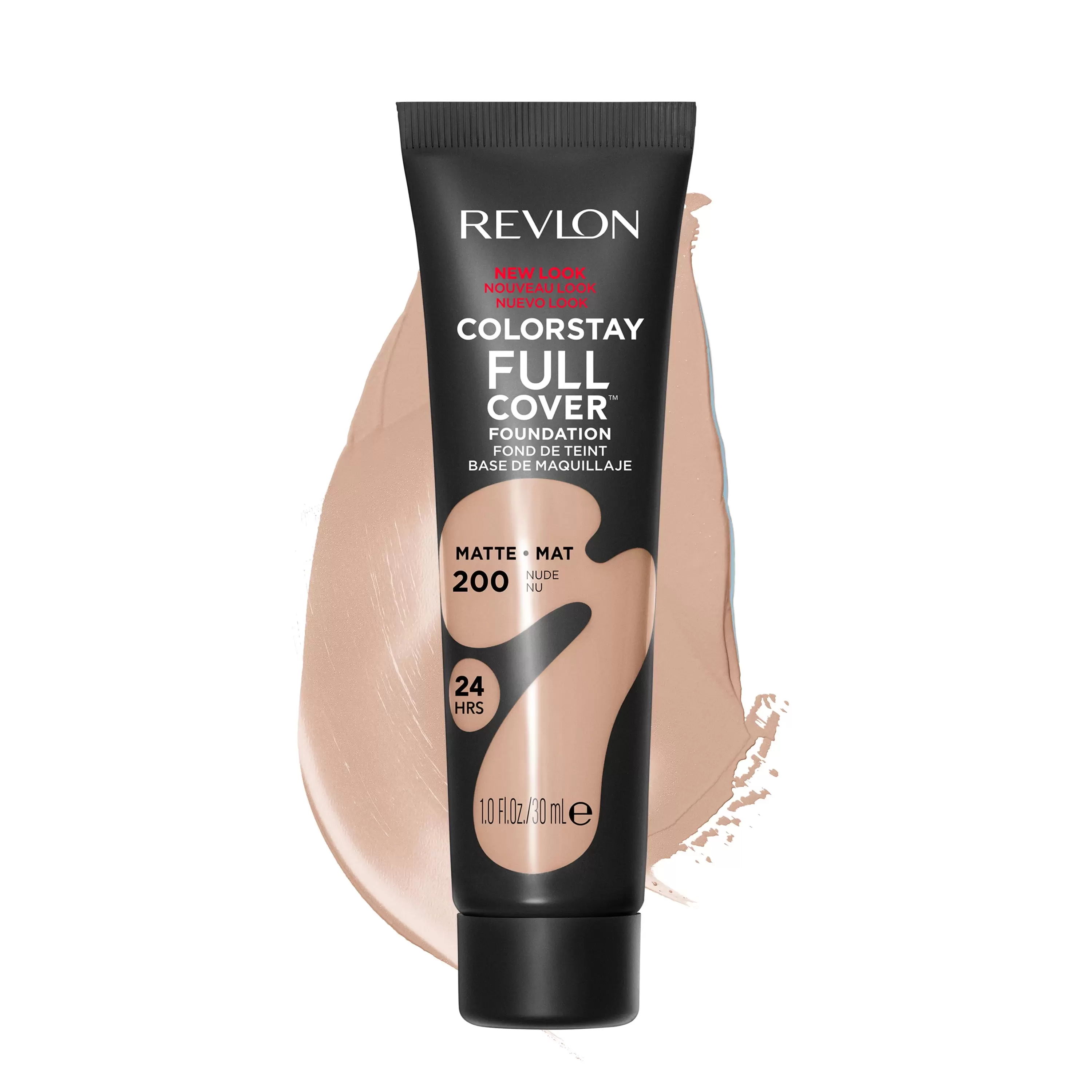 Revlon ColorStay Full Coverage Cream Foundation Makeup. Matte Finish. 200 Nude. 1.0 fl oz