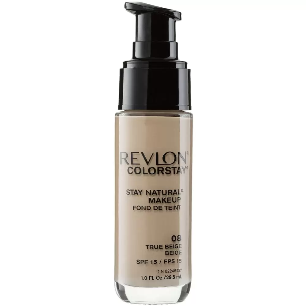 Revlon - Colorstay Stay Natural Makeup Foundation. 08 True Beige. 1 fl. oz (30 ml)