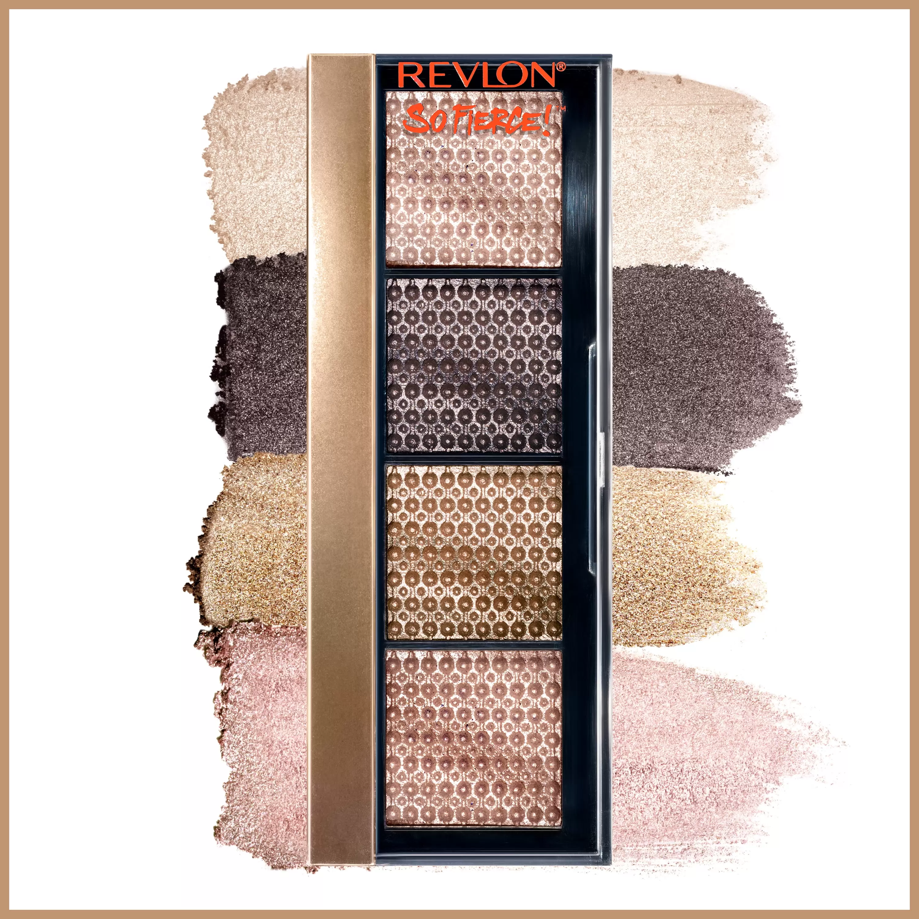 Revlon So Fierce! Prismatic. Long Lasting Matte and Pearl Cream Eyeshadow Palette. 961 That's A Dub