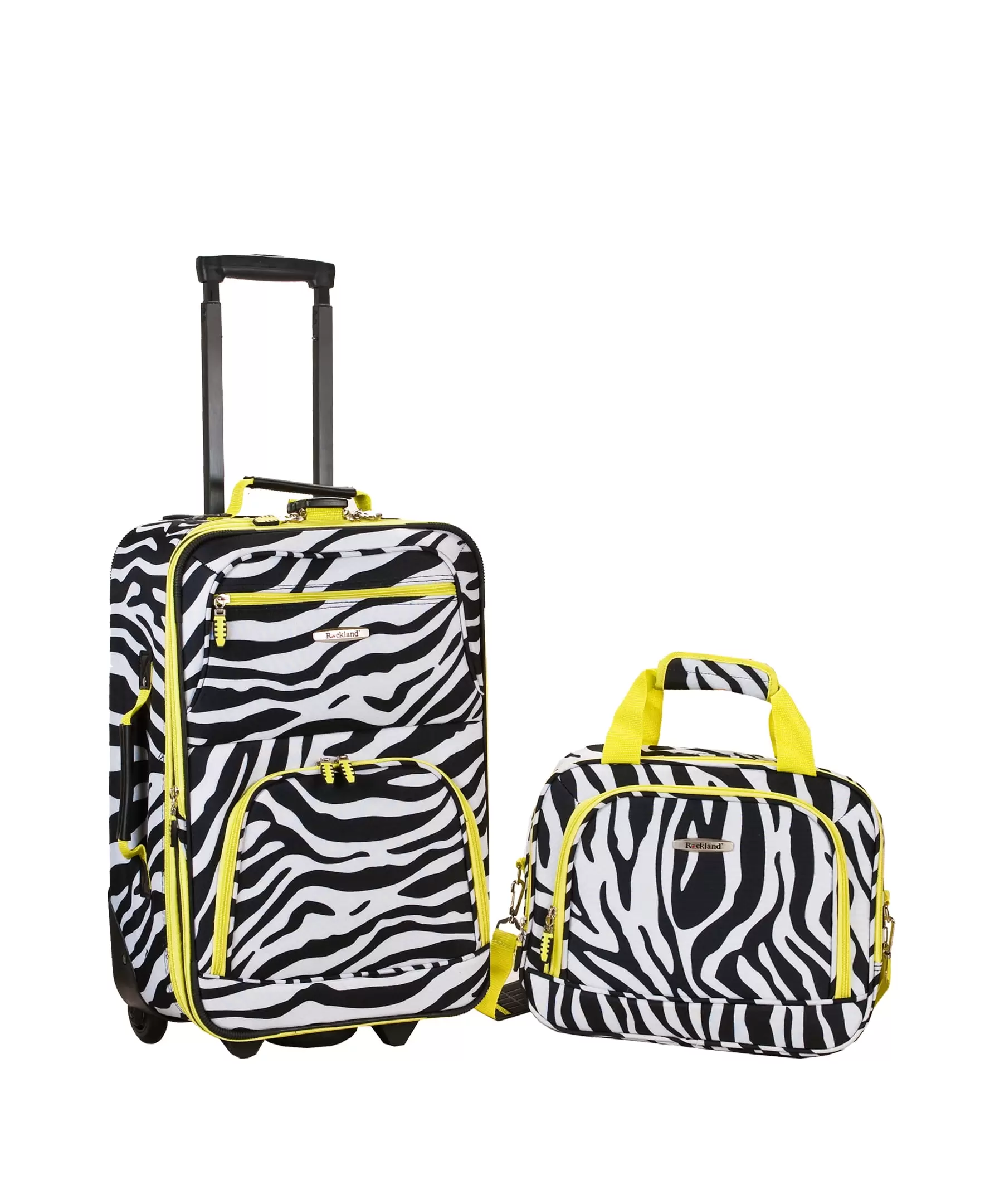 Rockland Fashion Softside Upright 2 Piece Luggage Set F102