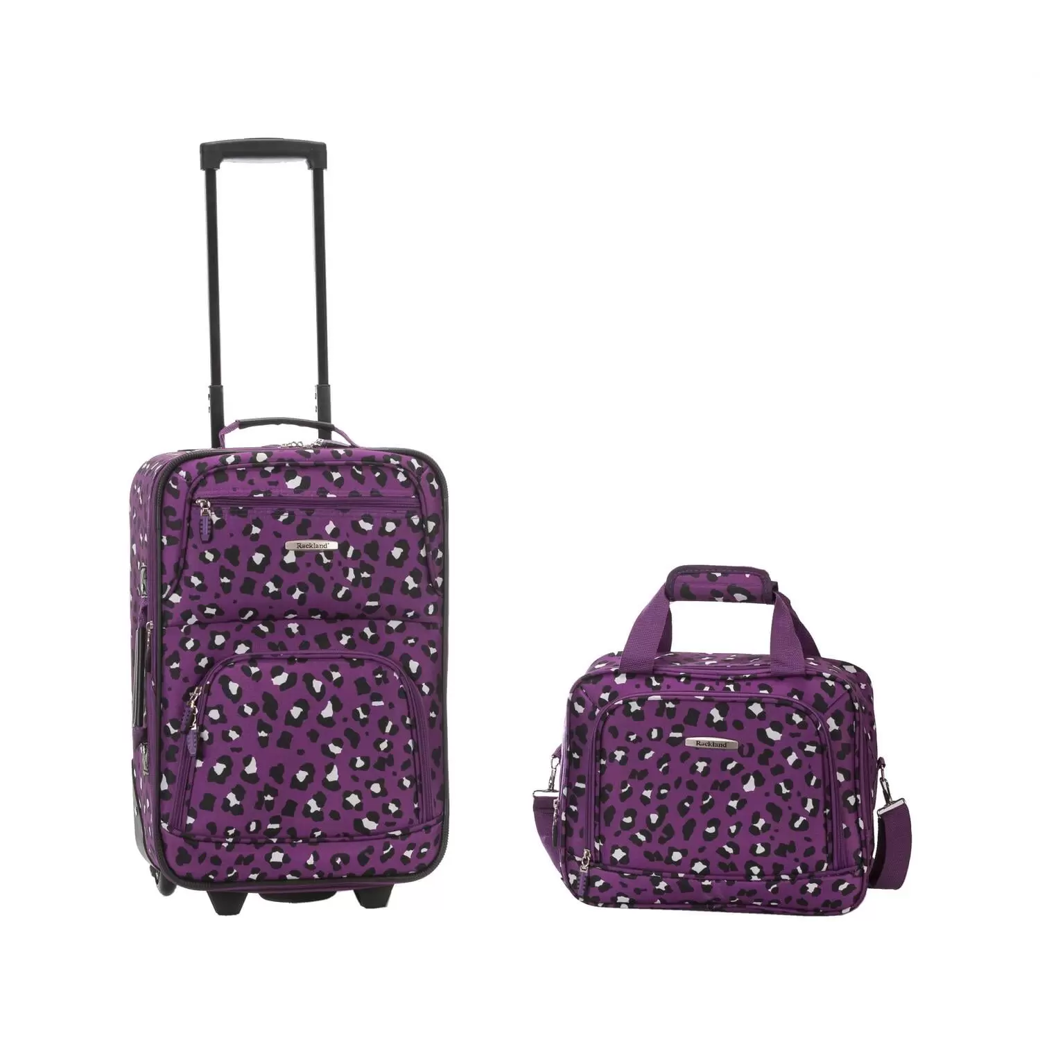 Rockland Fashion Softside Upright 2 Piece Luggage Set F102