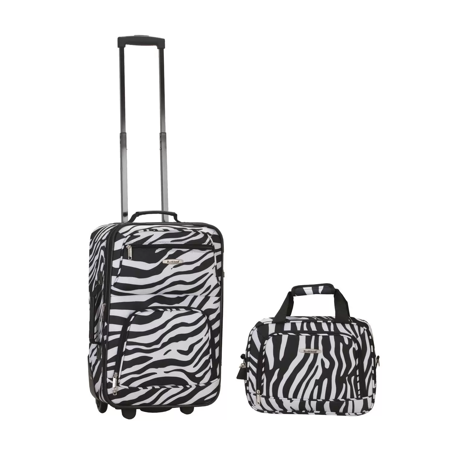 Rockland Fashion Softside Upright 2 Piece Luggage Set F102