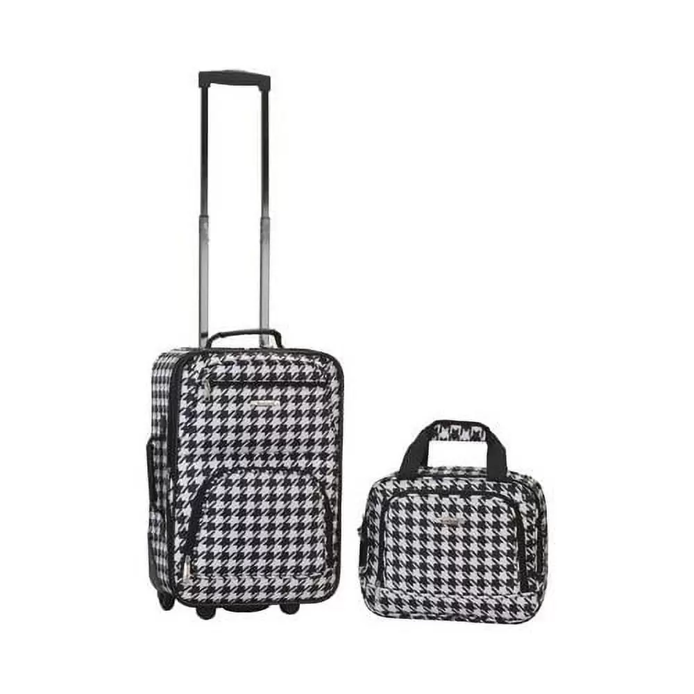 Rockland Fashion Softside Upright 2 Piece Luggage Set F102