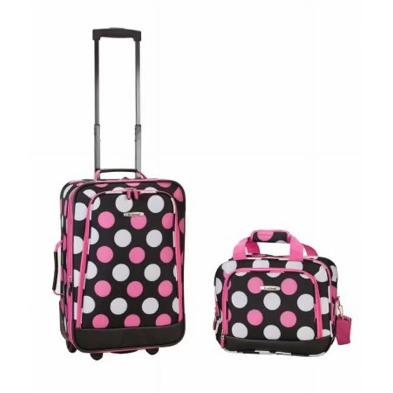 Rockland Fashion Softside Upright 2 Piece Luggage Set F102