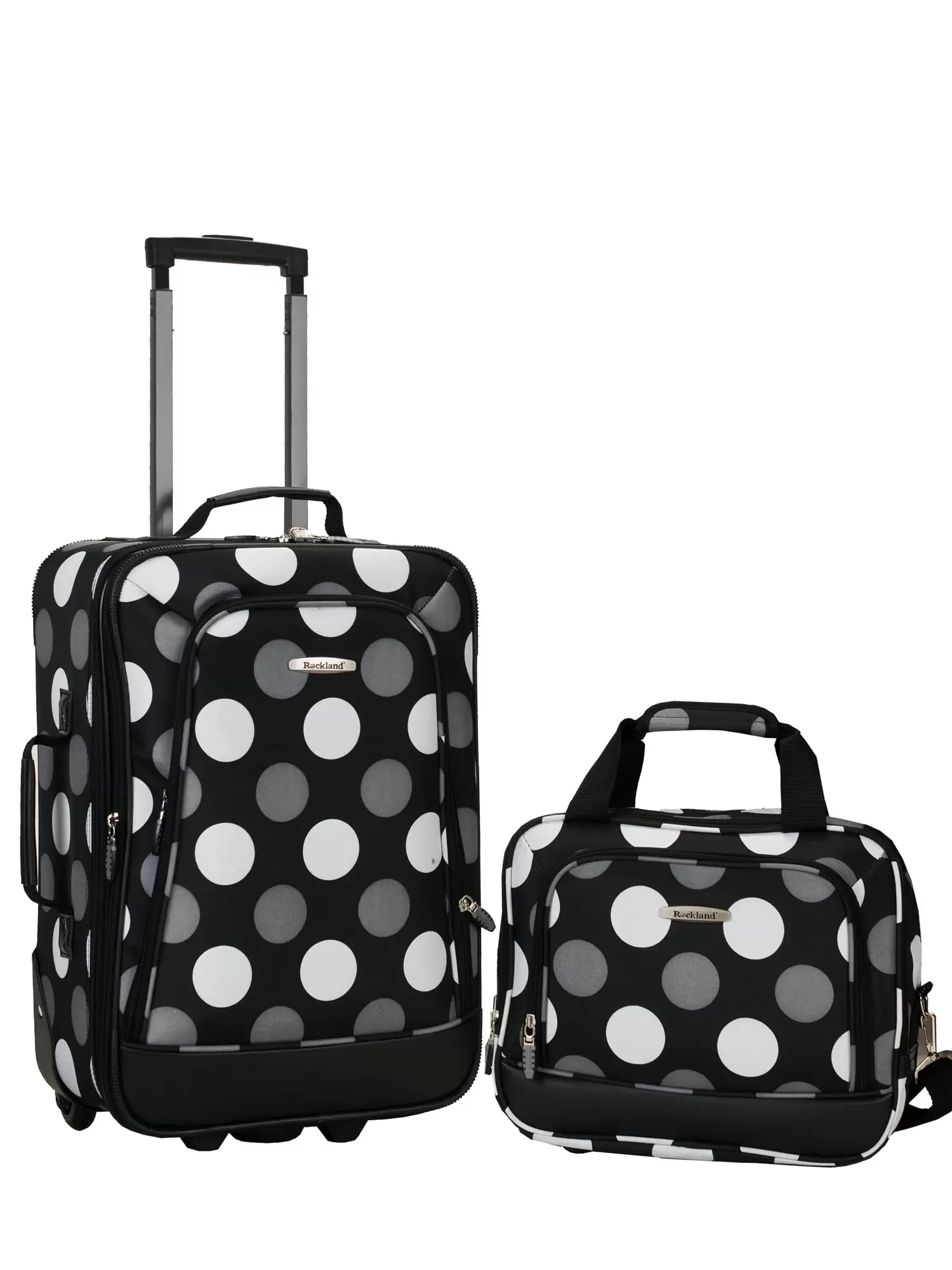 Rockland Fashion Softside Upright 2 Piece Luggage Set F102