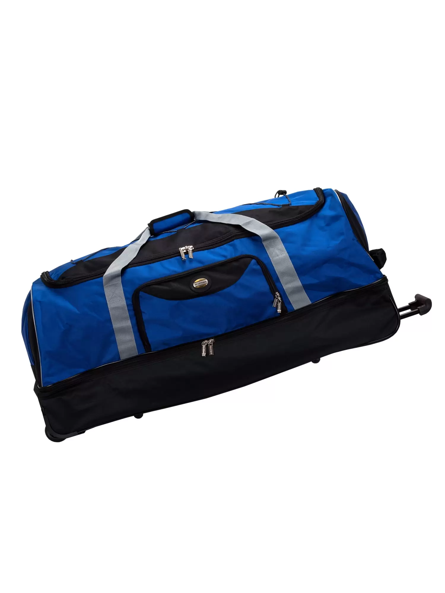 Rockland Luggage 40 Drop Bottom Rolling Duffel Bag. Navy