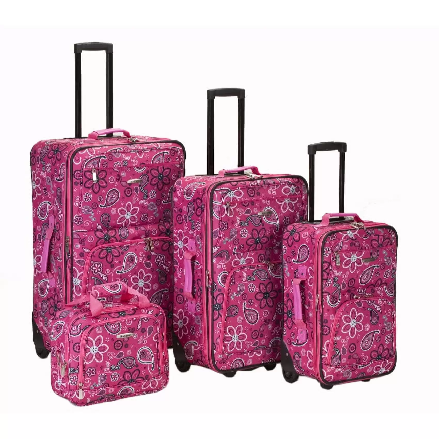 Rockland Luggage Impulse Expandable Luggage 4-Piece Softside Luggage Set. F108