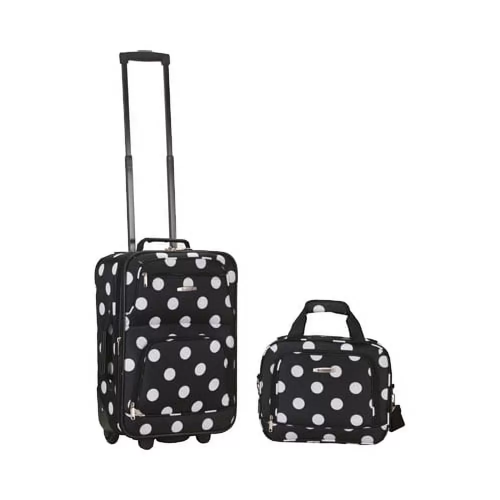 Rockland Luggage Rio SoftSide 2-Piece Carry-On Luggage Set