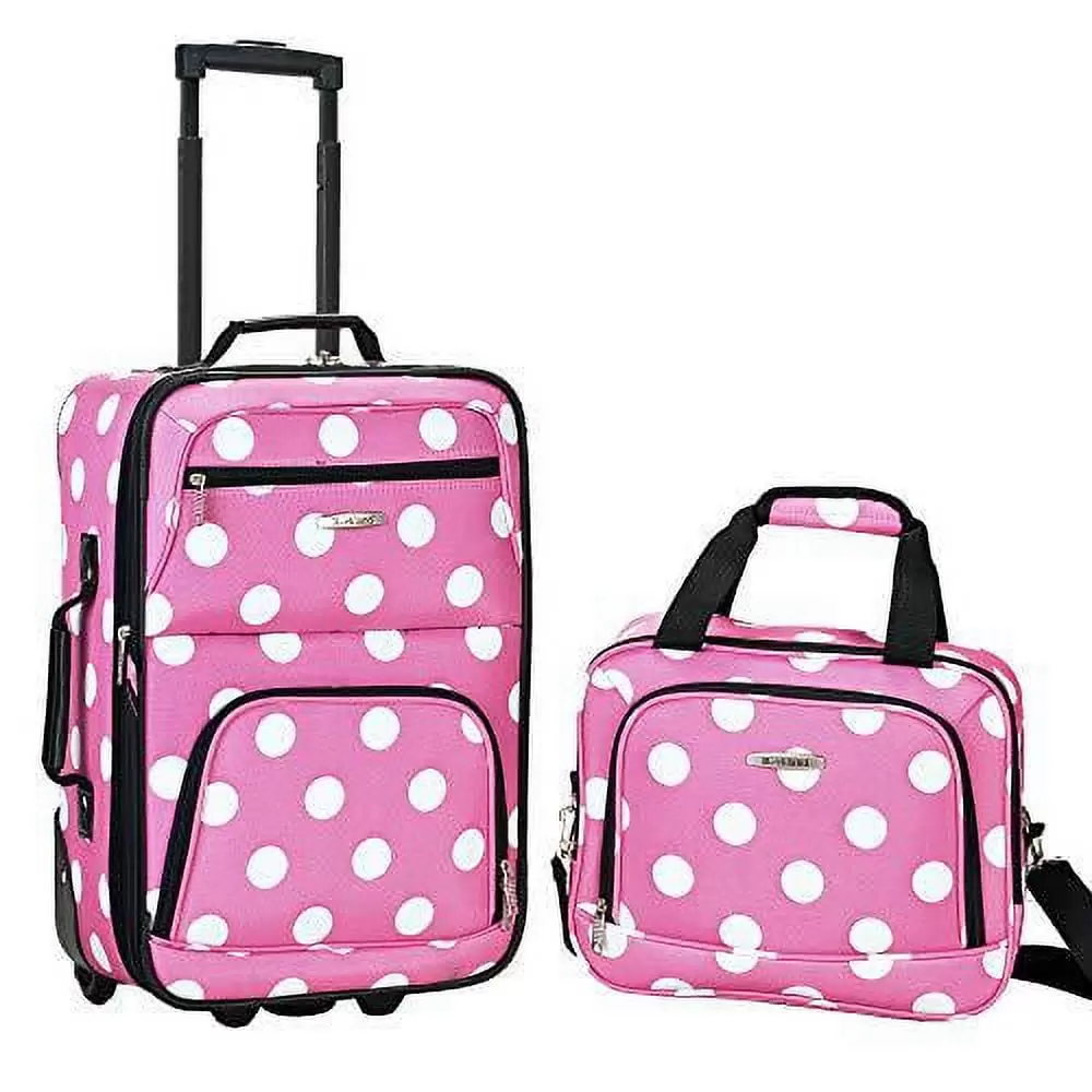 Rockland Luggage Rio SoftSide 2-Piece Carry-On Luggage Set