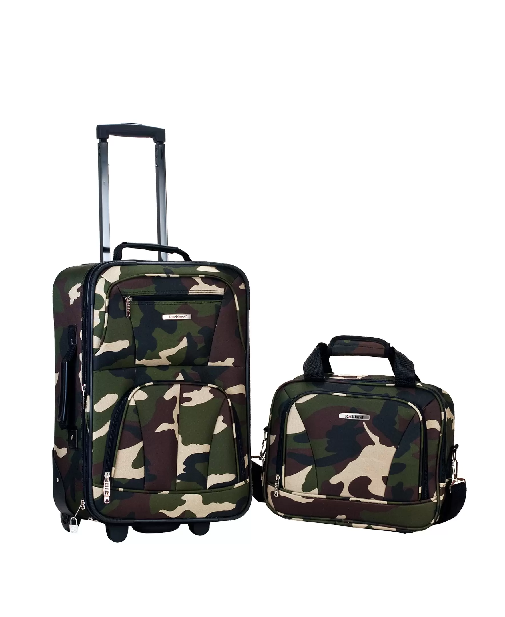 Rockland Luggage Rio SoftSide 2-Piece Carry-On Luggage Set