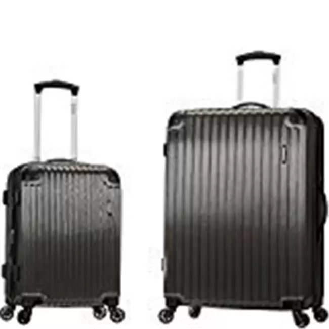 Rockland Luggage Santorini 2-Piece Expandable Hardside Polycarbonate Spinner Set F235