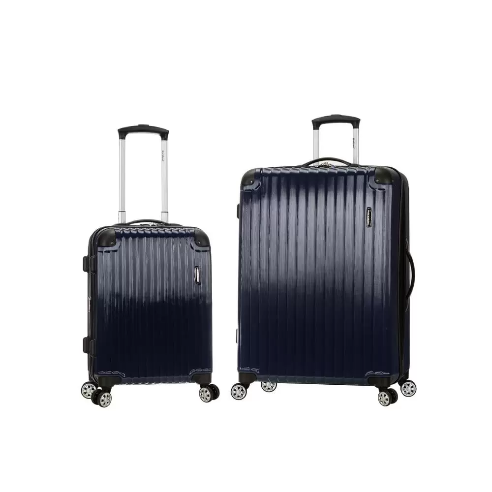 Rockland Luggage Santorini 2-Piece Expandable Hardside Polycarbonate Spinner Set F235