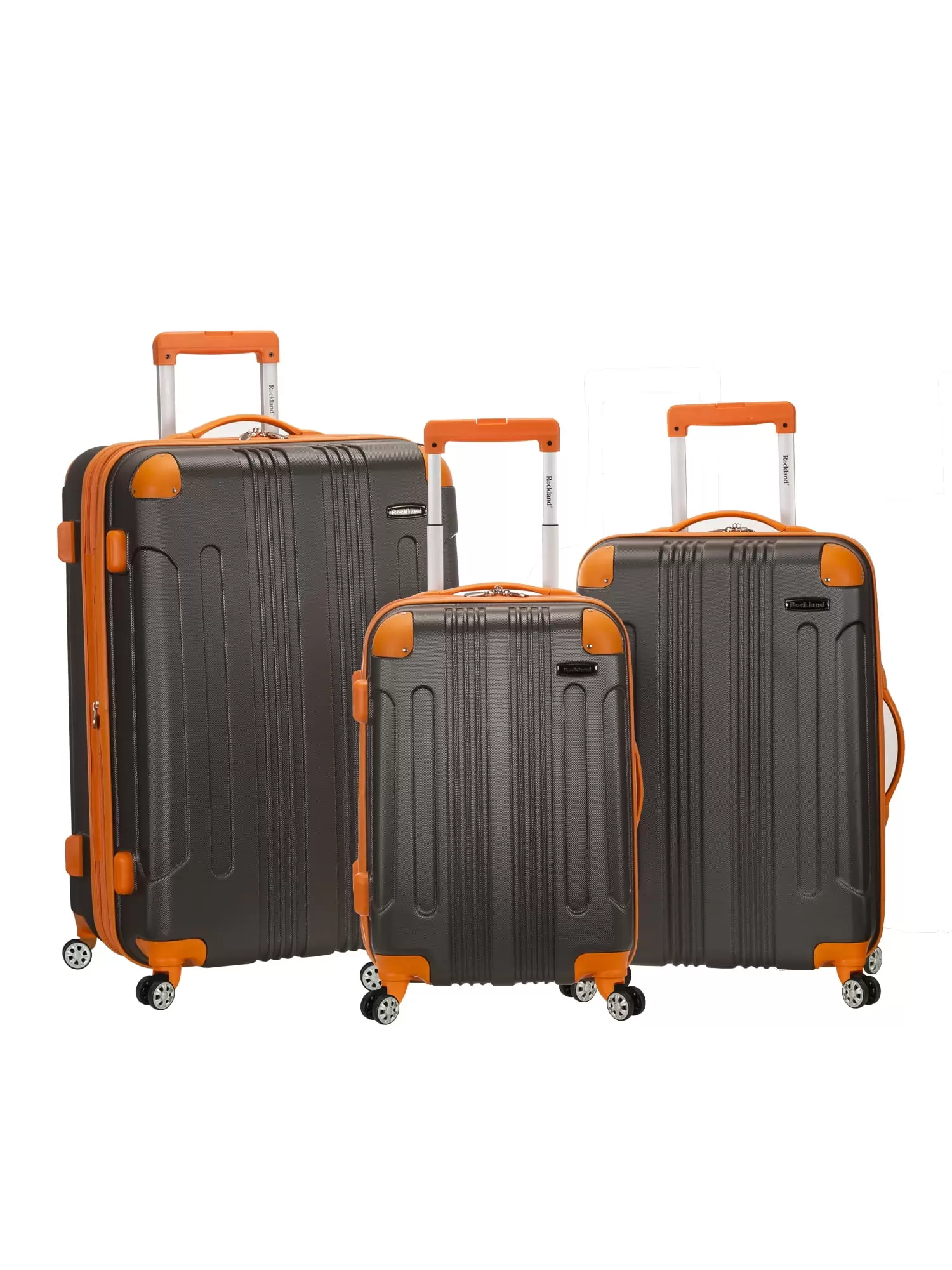 Rockland Luggage Sonic 3 Piece Hardside Spinner Luggage Set. F190