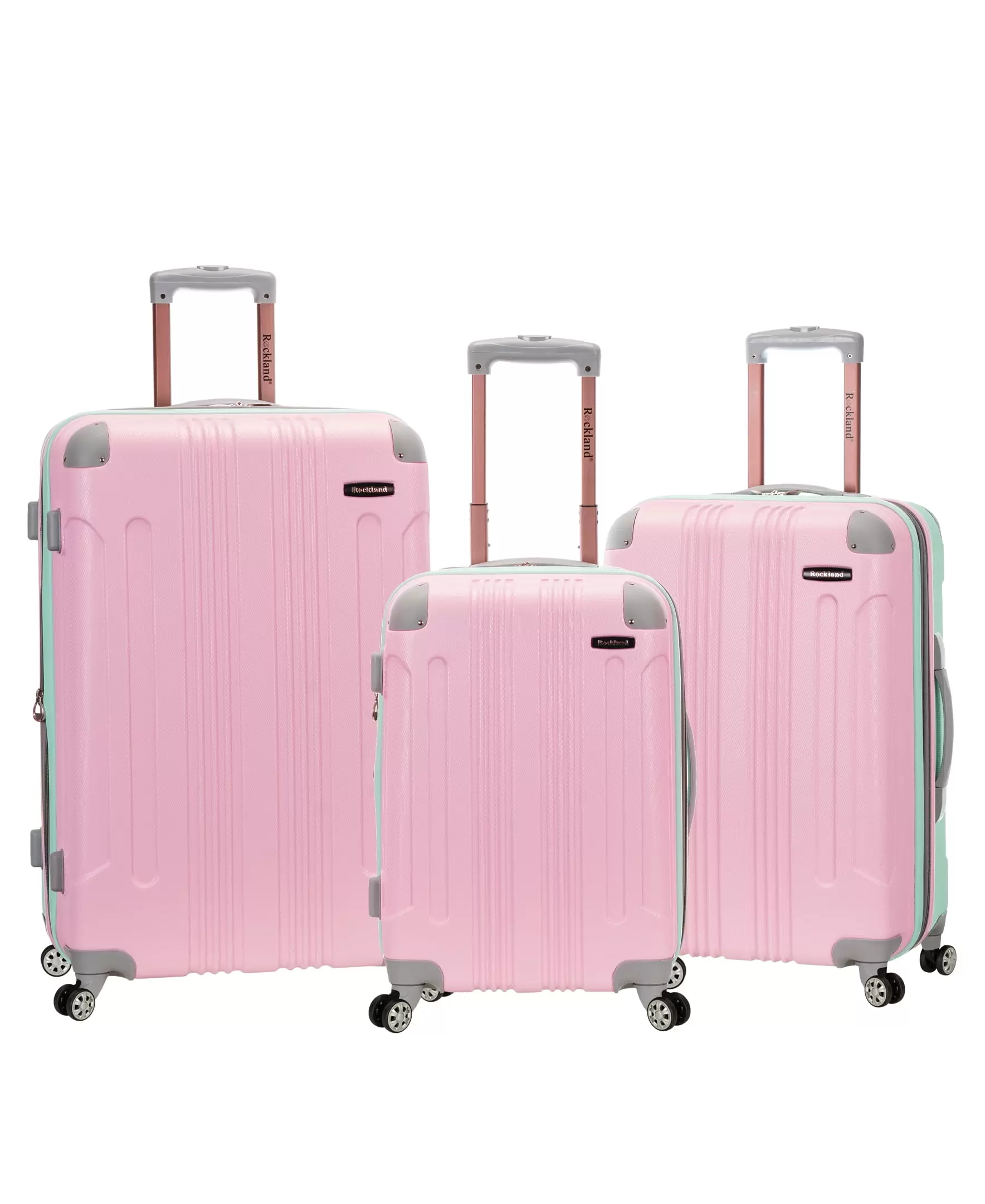 Rockland Luggage Sonic 3 Piece Hardside Spinner Luggage Set