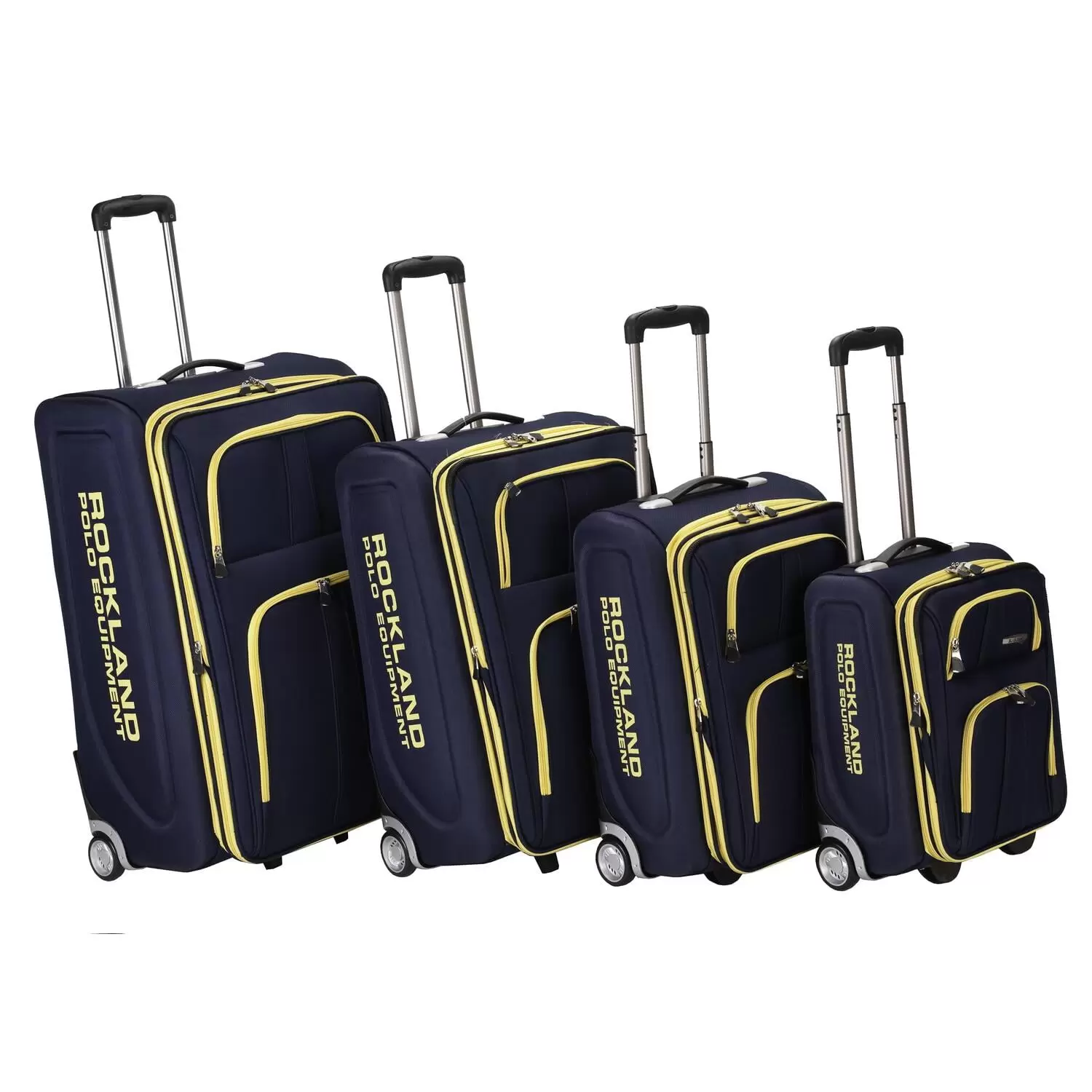 Rockland Luggage Varsity 4-Piece Softside Expandable Luggage Set F120