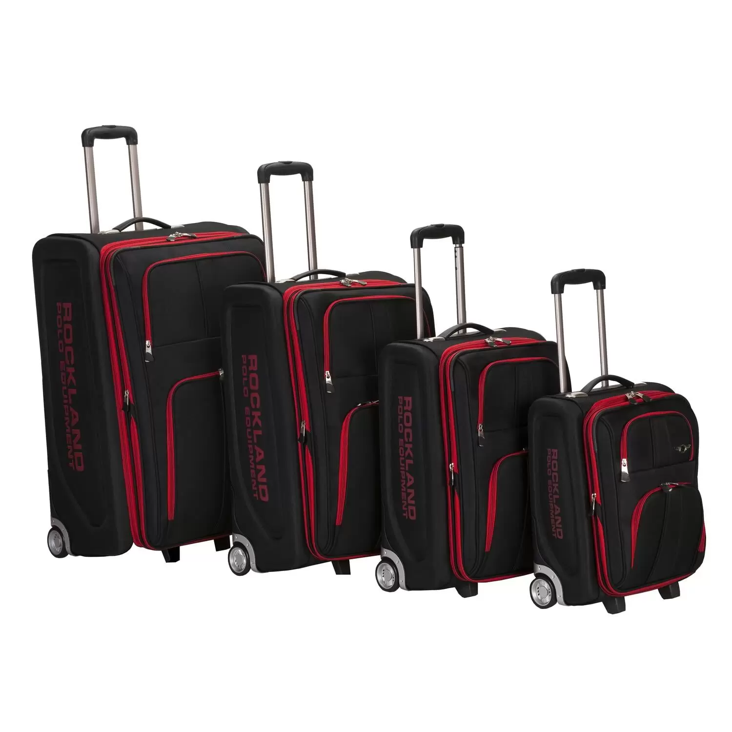 Rockland Luggage Varsity 4-Piece Softside Expandable Luggage Set F120