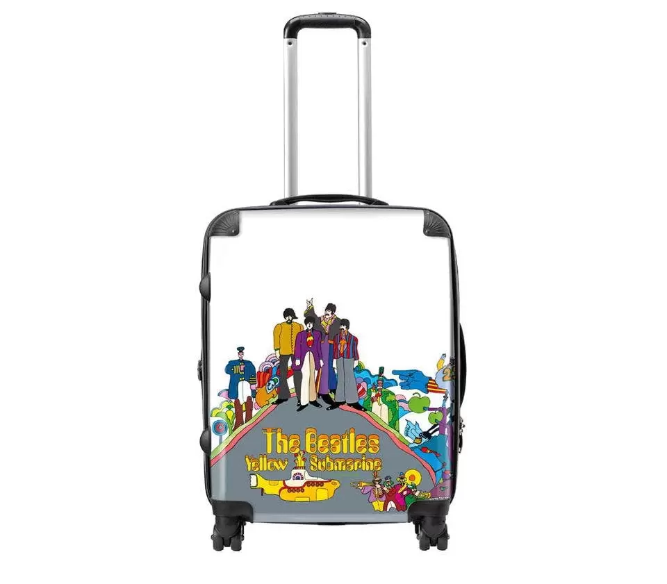 Rocksax Unisex The Beatles Official Tour Series Luggage Range from Rocksax Unisex - Yellow Submarine Album Cover - Large Size: 95L