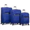 Rolite Explorer 3-Piece Expandable Spinner Luggage Set - Navy