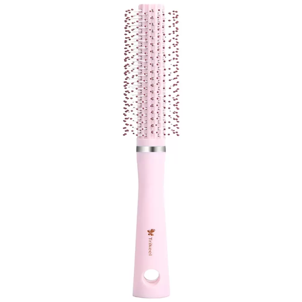 Roller Hair Brush for Styling Hairbrush Pomades Round Blow Drying Pink Travel Men and Women