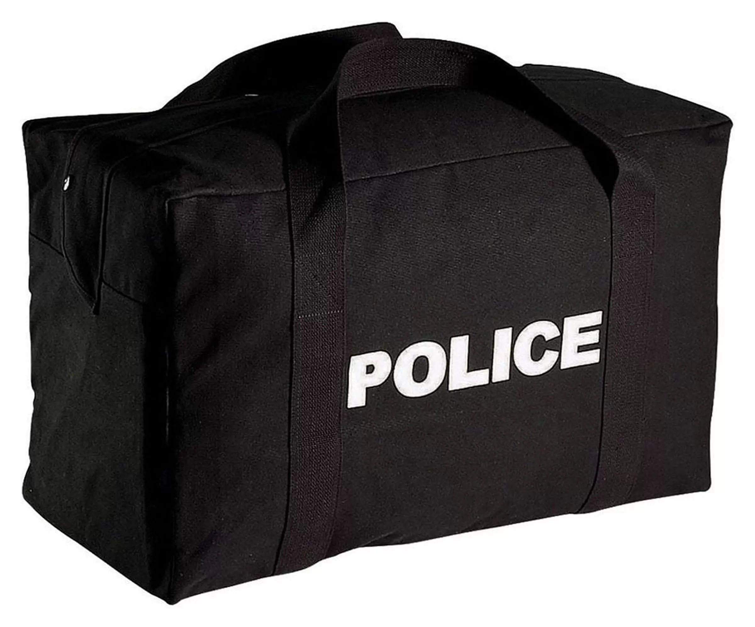 Rothco Canvas Large Police Logo Gear Bag. Black