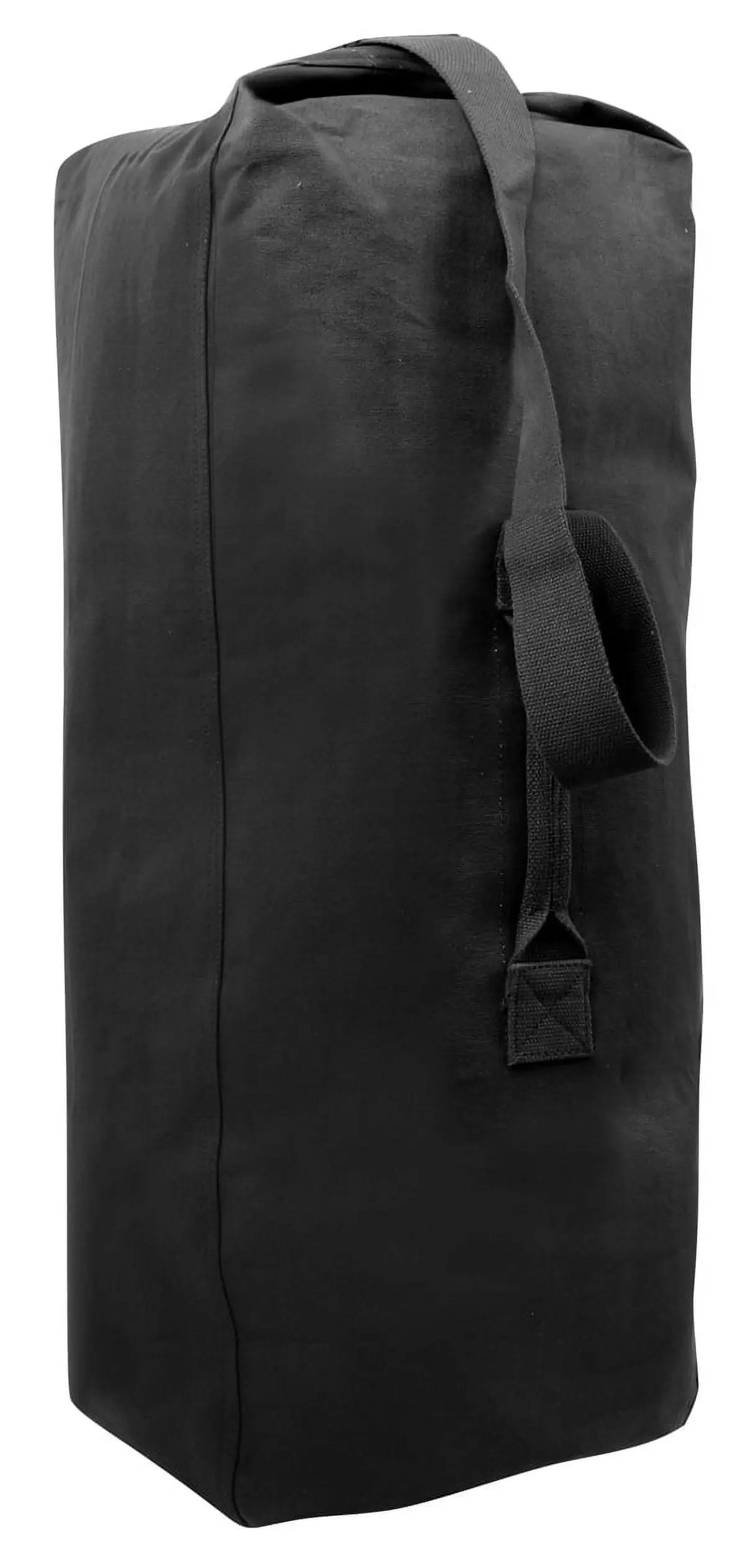 Rothco Top Load Canvas Duffle Bag. Black. 30 x 50