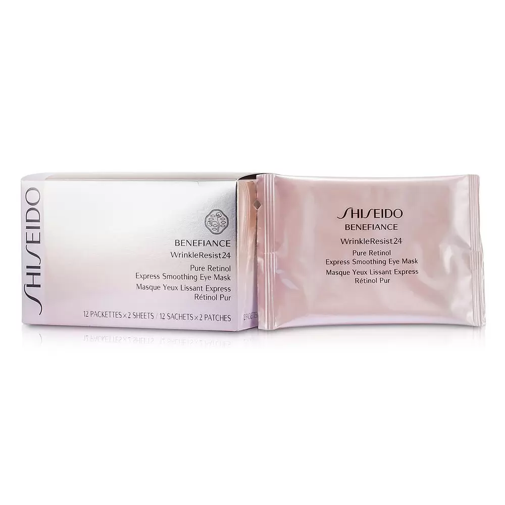 SHISEIDO by Shiseido Shiseido Benefiance WrinkleResist24 Pure Retinol Express Smoothing Eye Mask --12pairs WOMEN