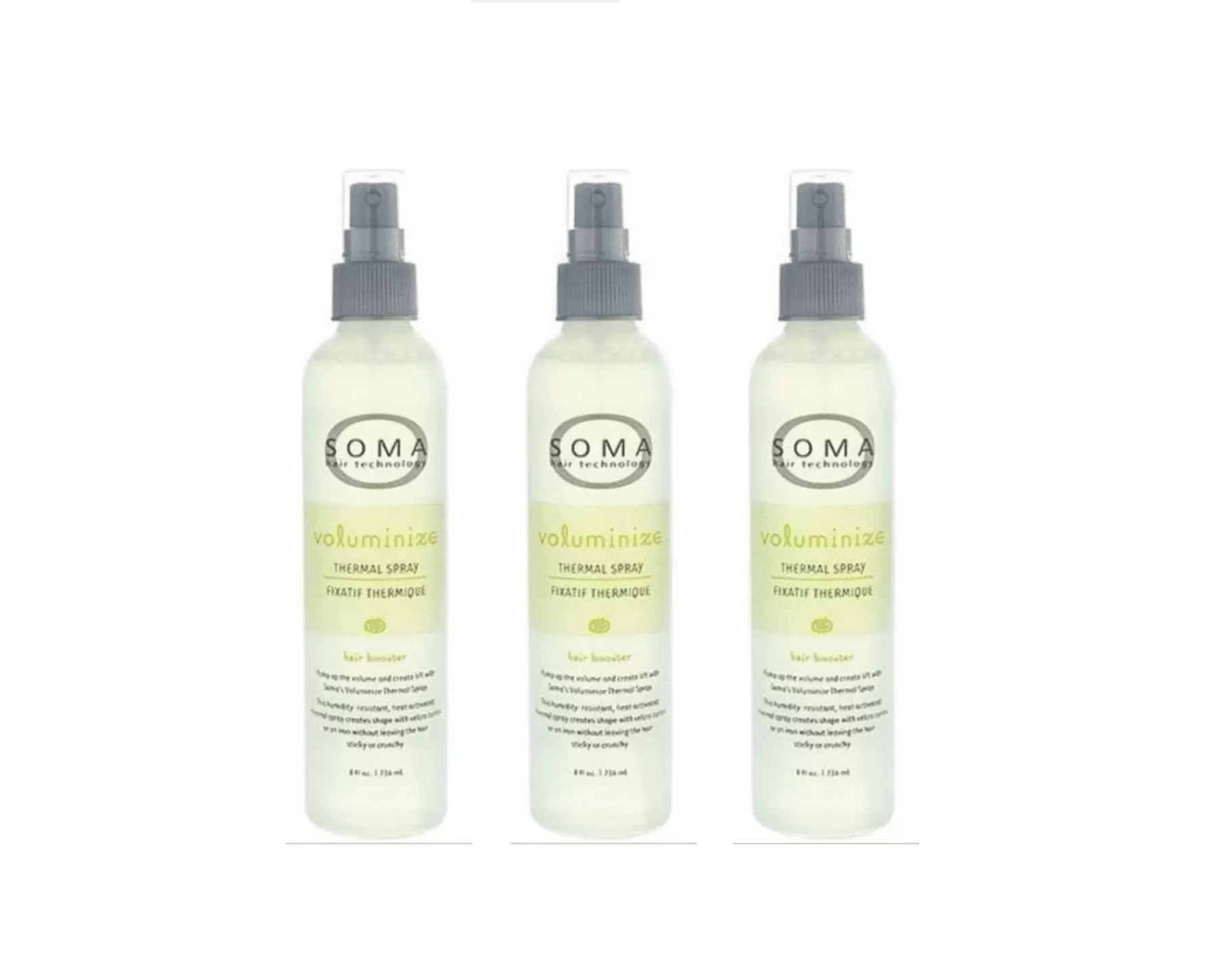 SOMA Hair Technology Voluminize Thermal Spray 8oz X 3PCS