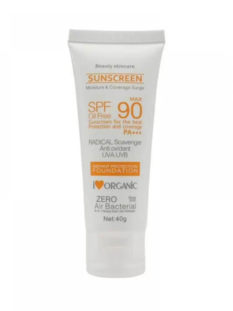 SPF 90 Sunscreen Radiation Protection Healthy Skin Firming Cream. Hypoallergenic & Non-Comedogenic Anti-Wrinkle Brighten