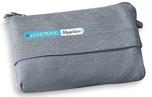 Sagefinds Airplane Travel Blanket | Perfect Gift for Long Travel Flights | Travel Essential - Smoke