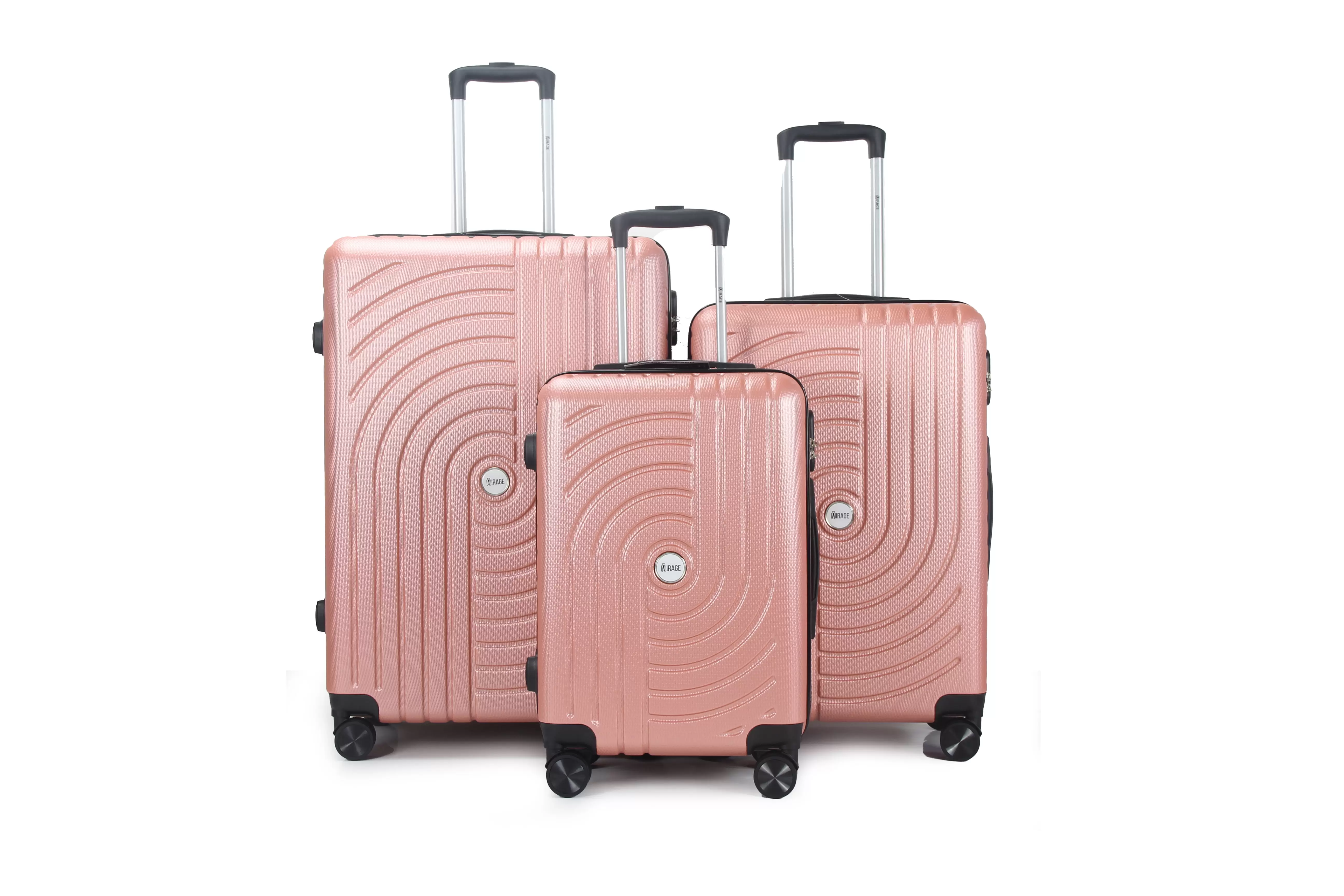 Sally ABS Hard shell Lightweight 360 Dual Spinning Wheels Combo Lock 28 24. 20 3 Piece Luggage Set