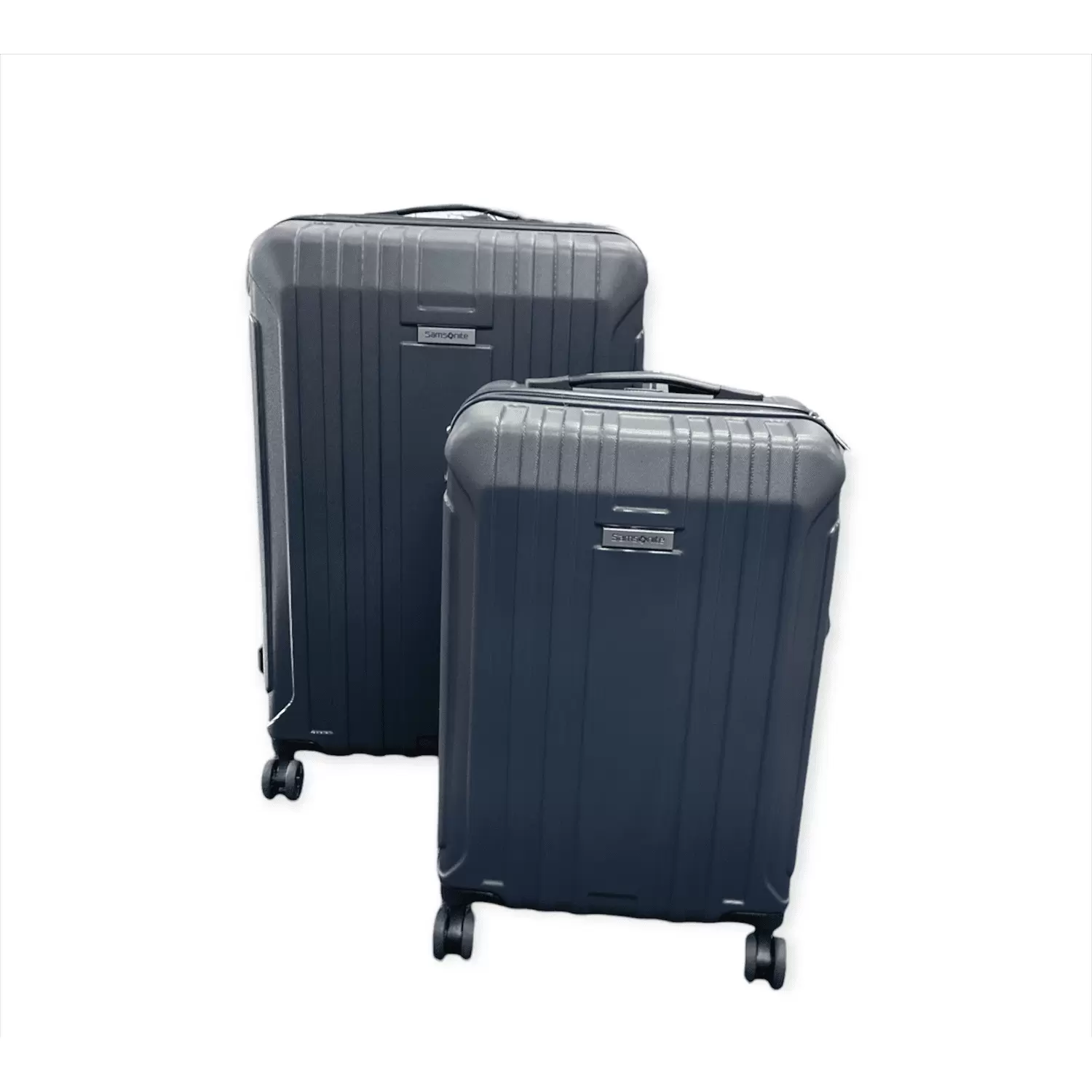 Samsonite New Castle Hardside Spinner Luggage 2-Piece Set. Midnight Navy