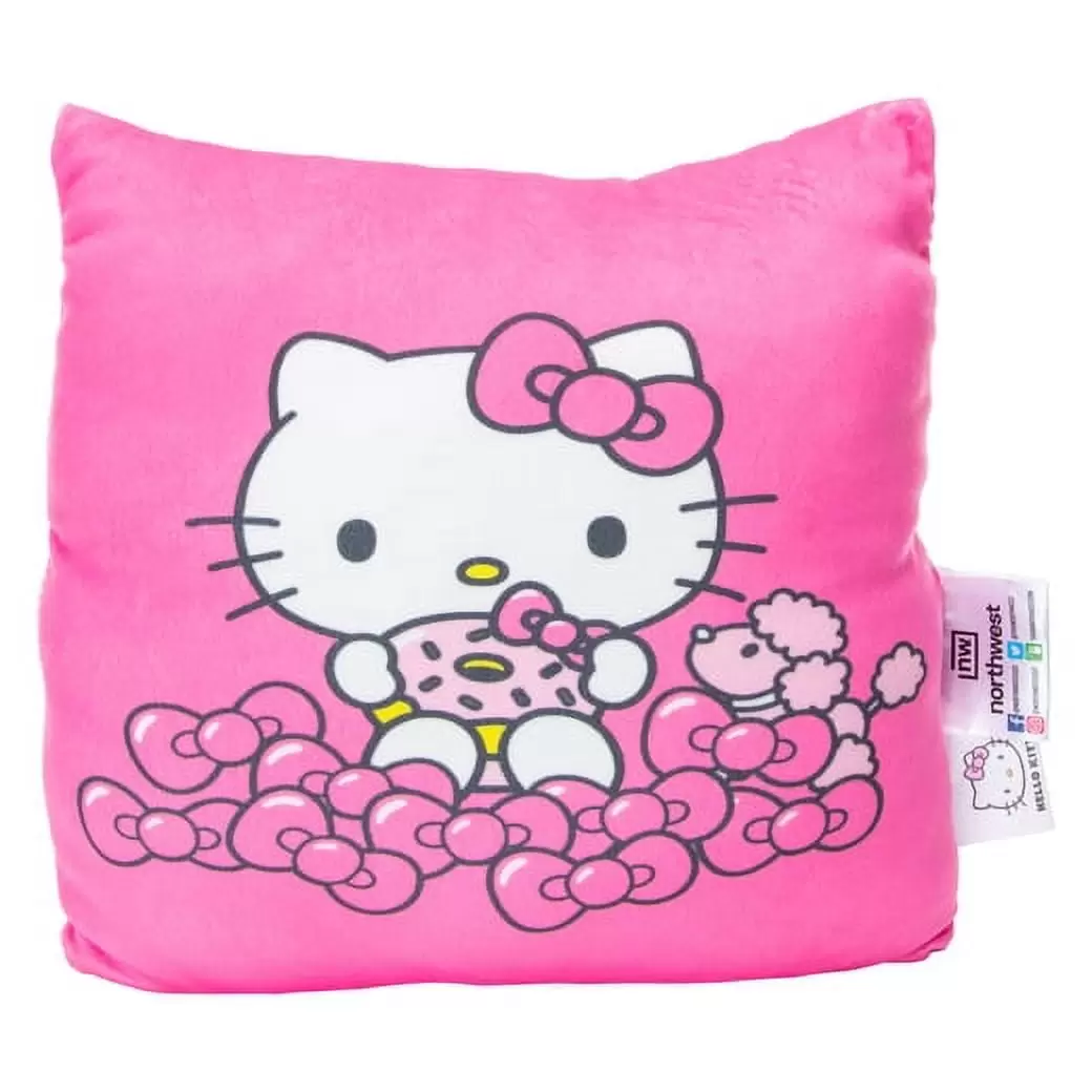 Sanrio Hello Kitty The Pink Life Cloud Travel Throw Pillow - 13 Inches