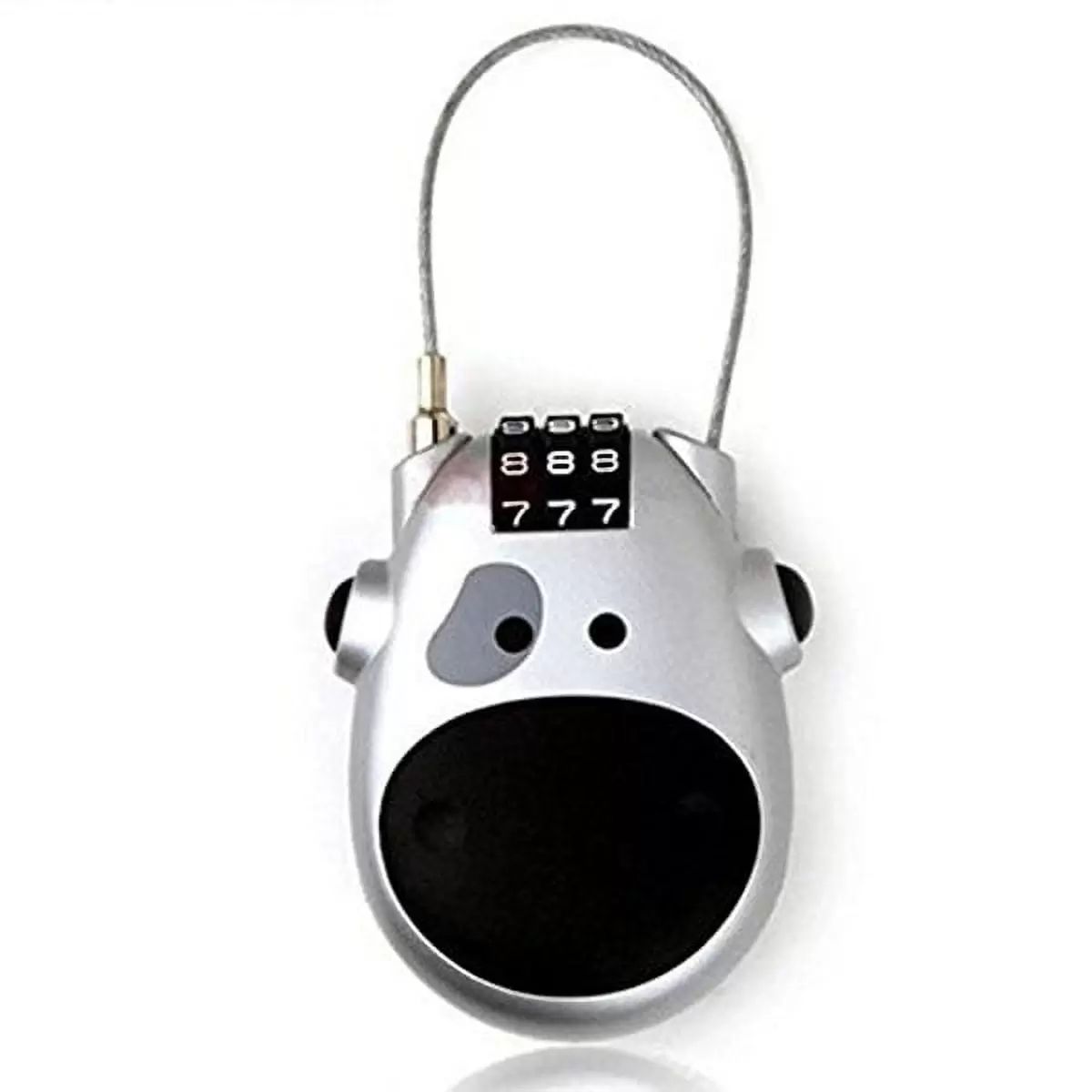 Scalable Rope Lock 3-Digit Combination Password Lock Travel Theft Security Cartoon Lock with Long Cable