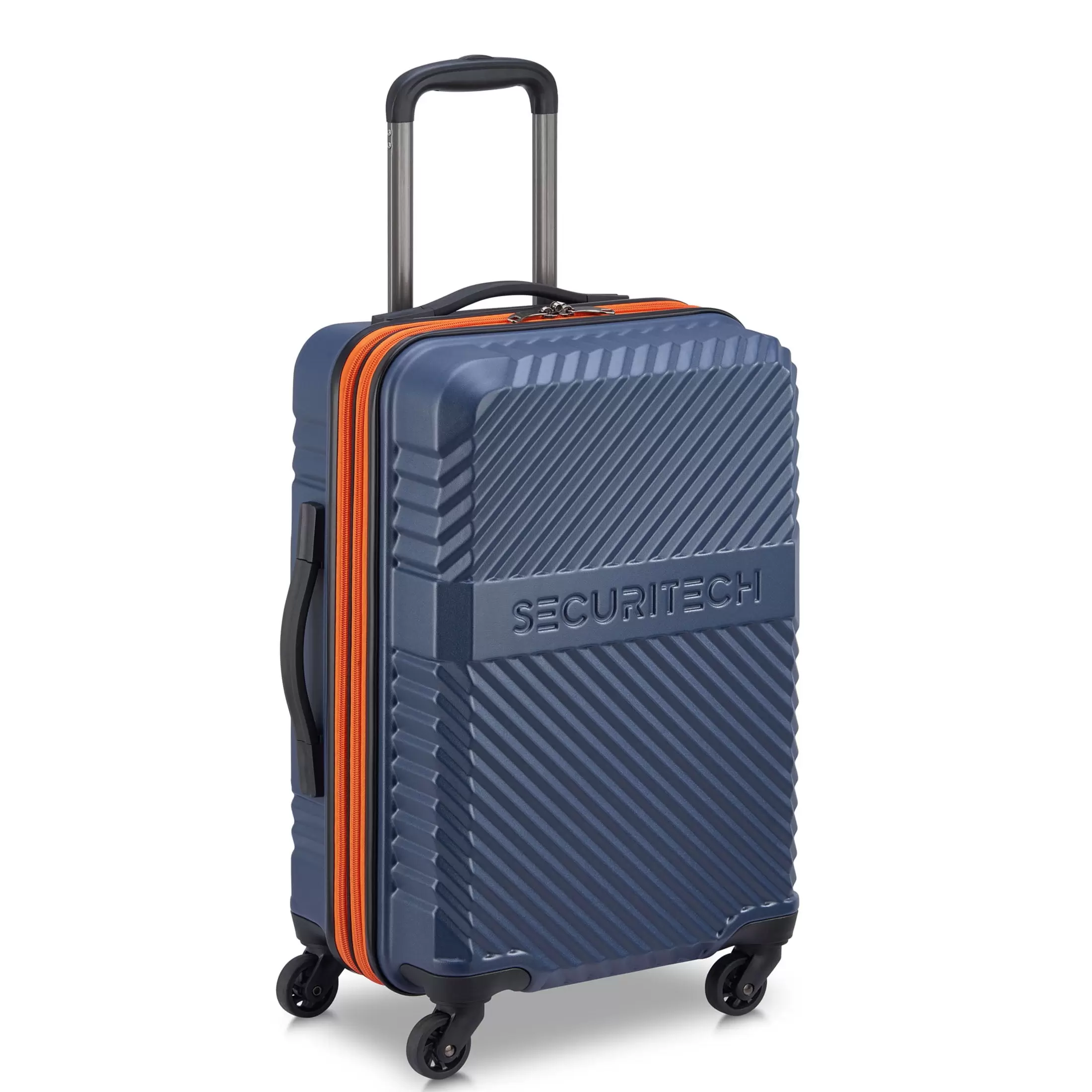 Securitech by Delsey. Patrol 20 Carry-on Hardside Spinner Luggage Blue