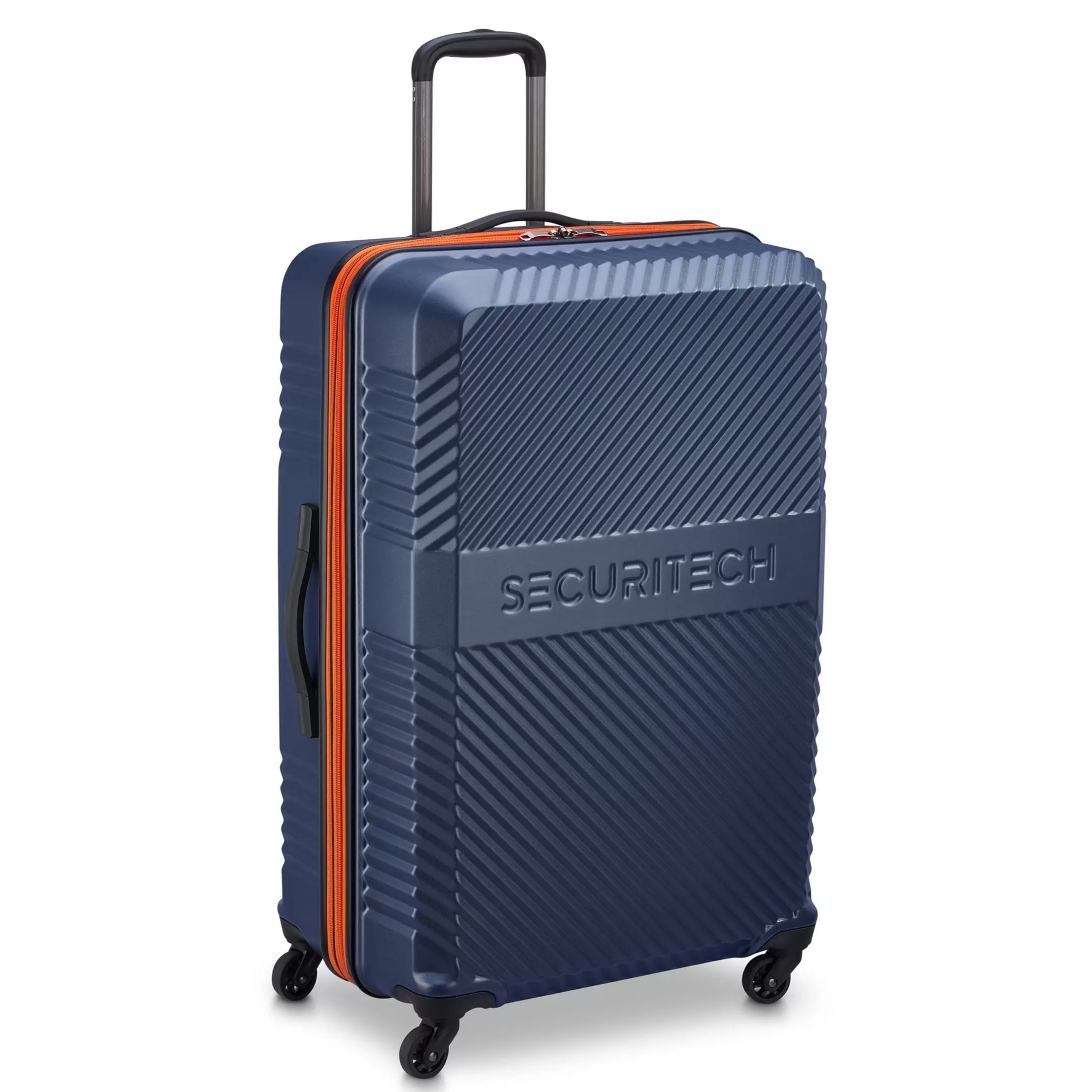 Securitech by Delsey. Patrol 28 Checked Hardside Spinner Luggage Blue