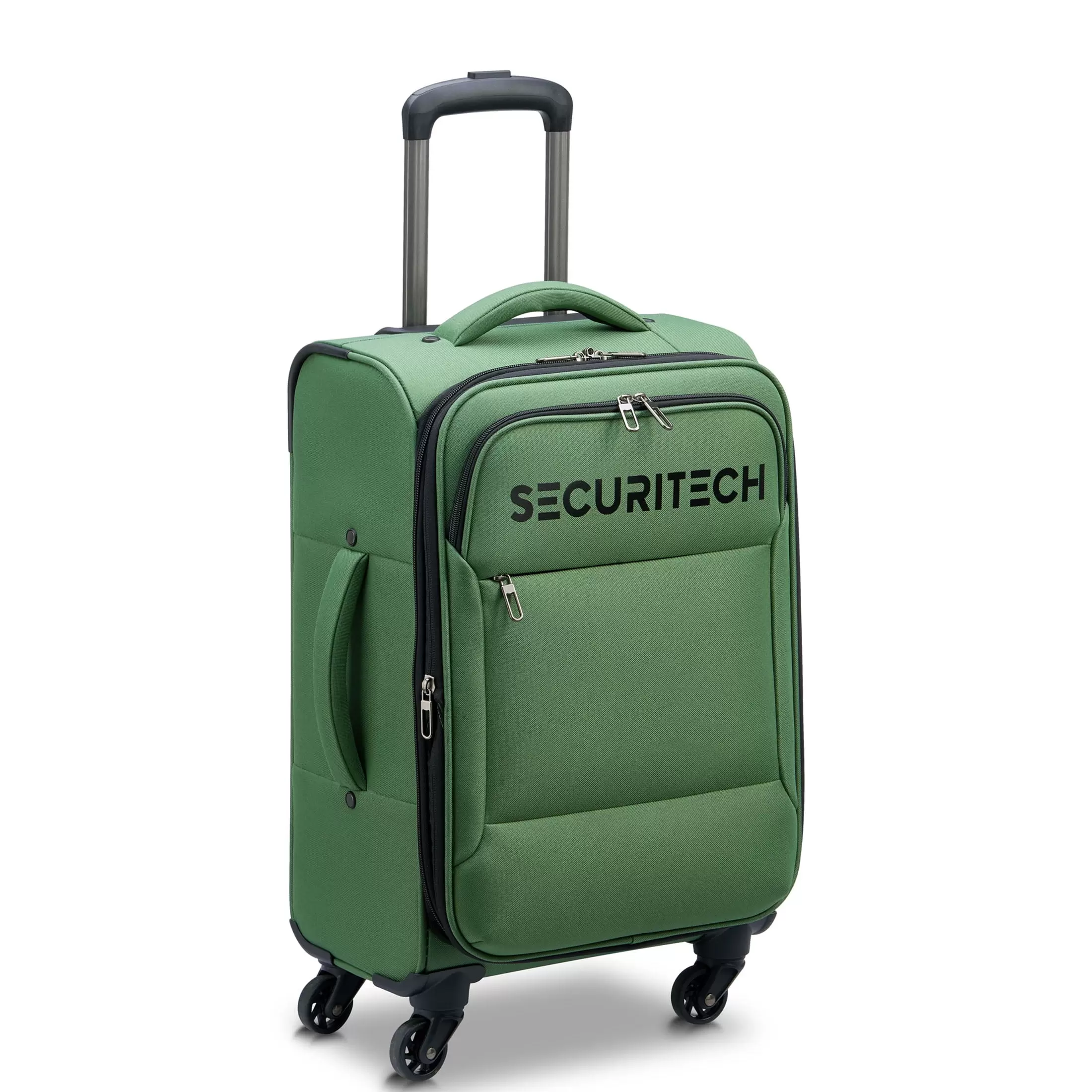 Securitech by Delsey. Vanguard 20 Carry-on Softside Spinner Luggage Green