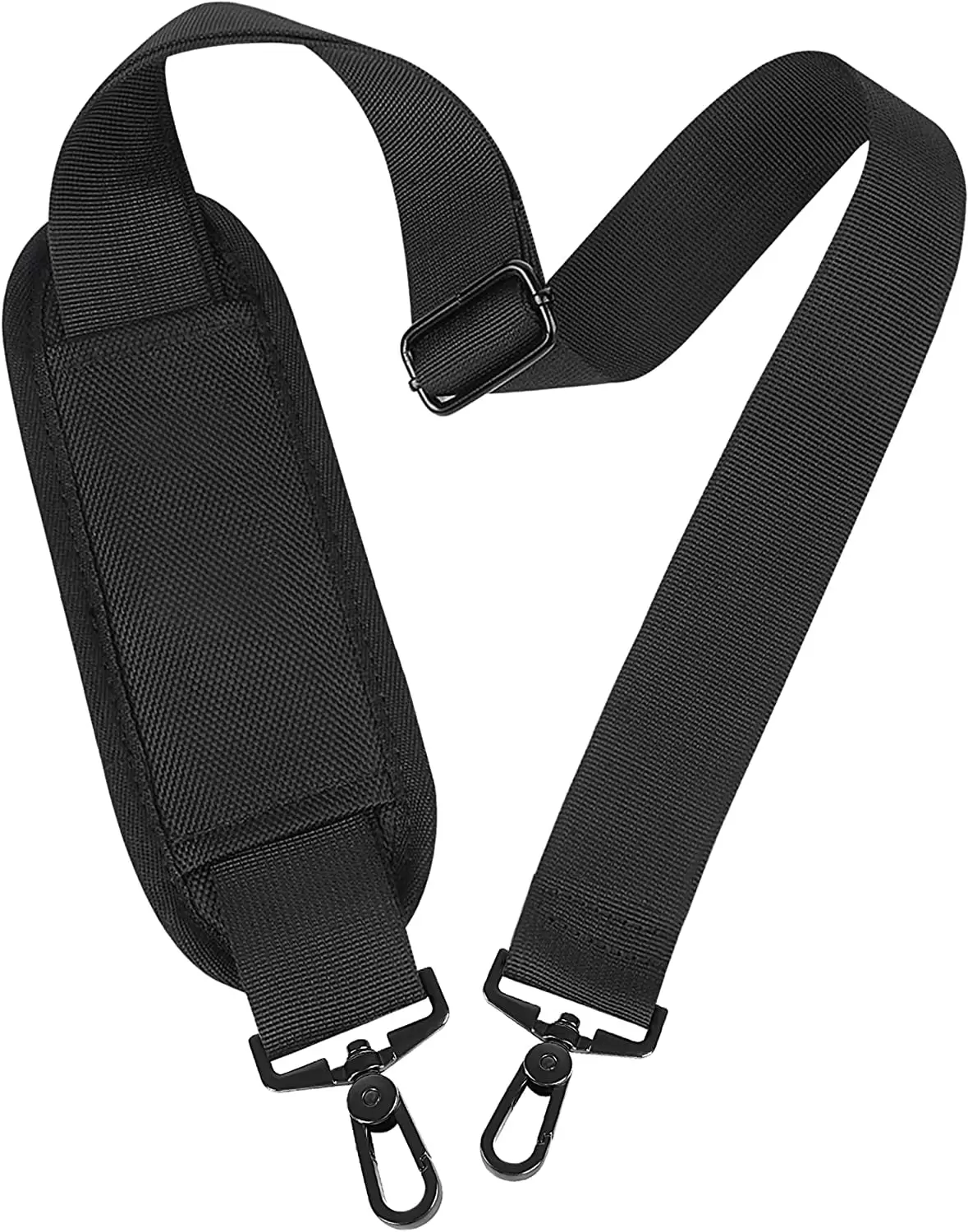 Shoulder Strap. 52 Universal Replacement Laptop Shoulder Strap Luggage Duffel Bag Strap Adjustable Comfortable Belt with Metal Hooks for Briefcase Computer Messenger Bag Laptop Notebook