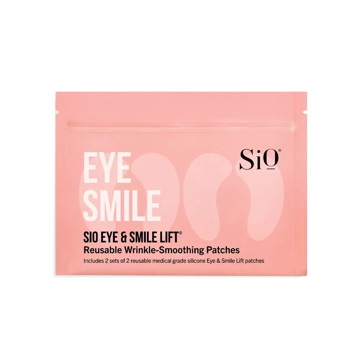 SiO Beauty Eye and Smile Lift Anti-Wrinkle Patches 4 Week Supply - Overnight Under Eye Mask Pads For Dark Circles - Silicone Skin Treatment For Wrinkles