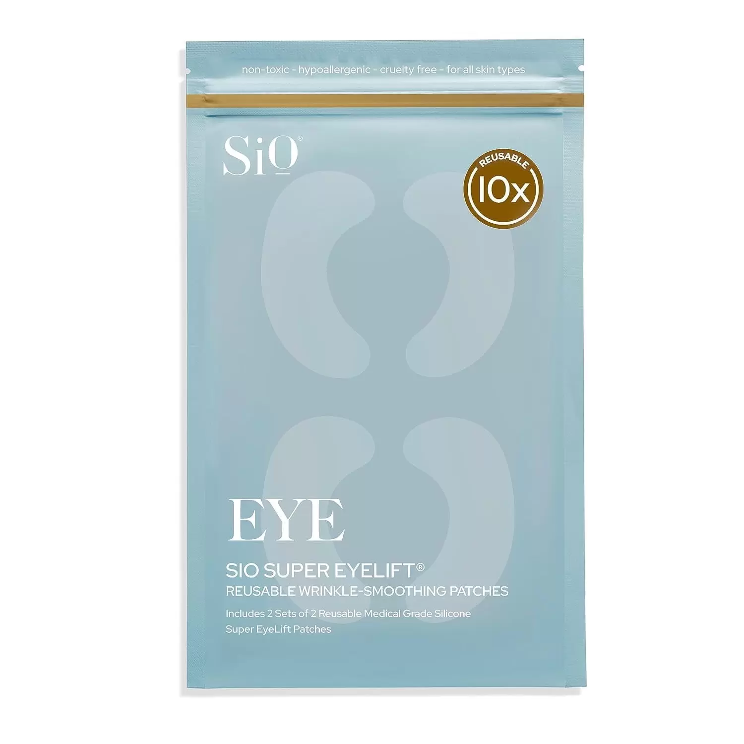 SiO Beauty Under-Eye Patches For Puffy Eyes - Anti-Wrinkle Gel Pads For Fine Lines and Wrinkles - Overnight Eye Mask Patch For Dark Circles and Bags