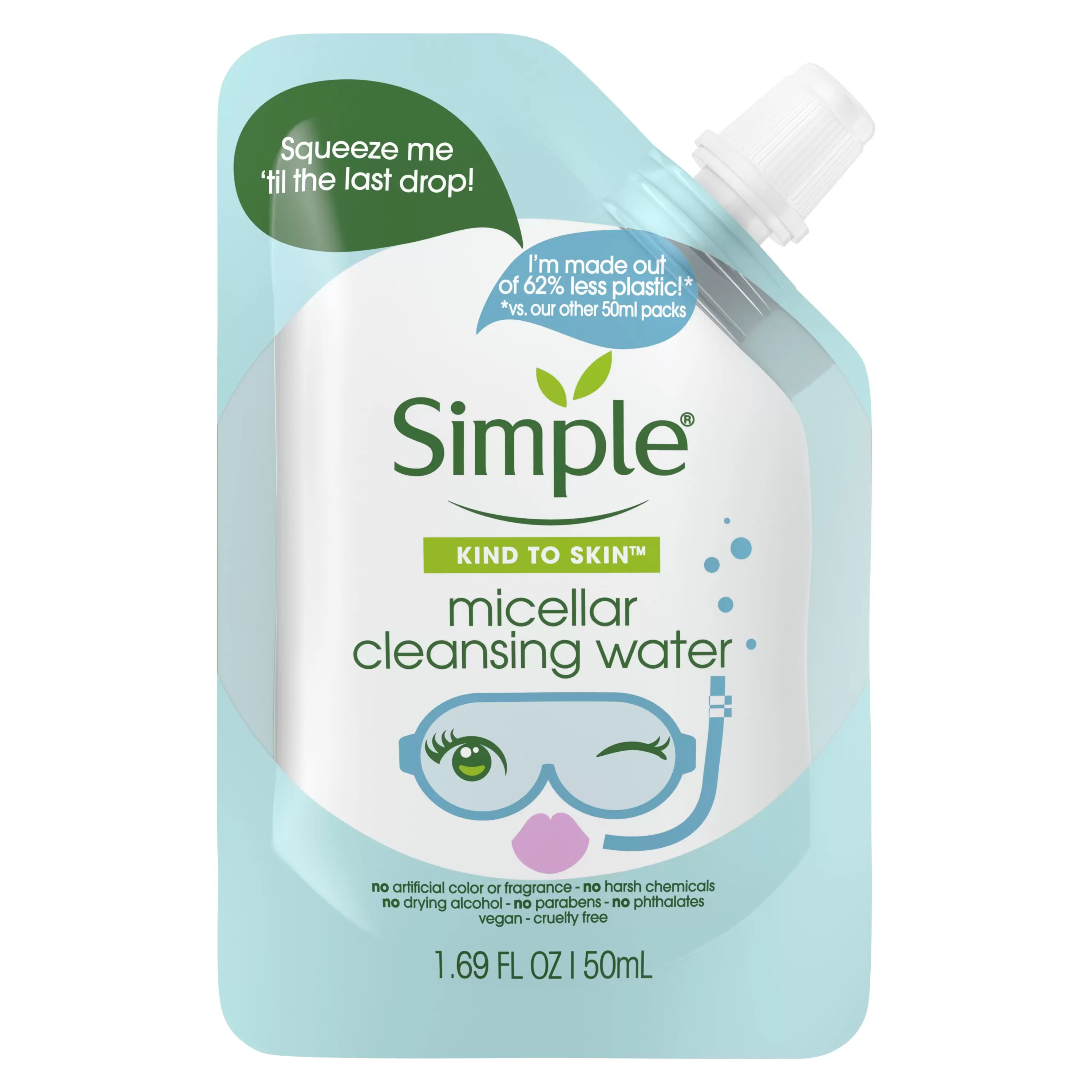 Simple Mini Cleansing Water Micellar 1.69 oz