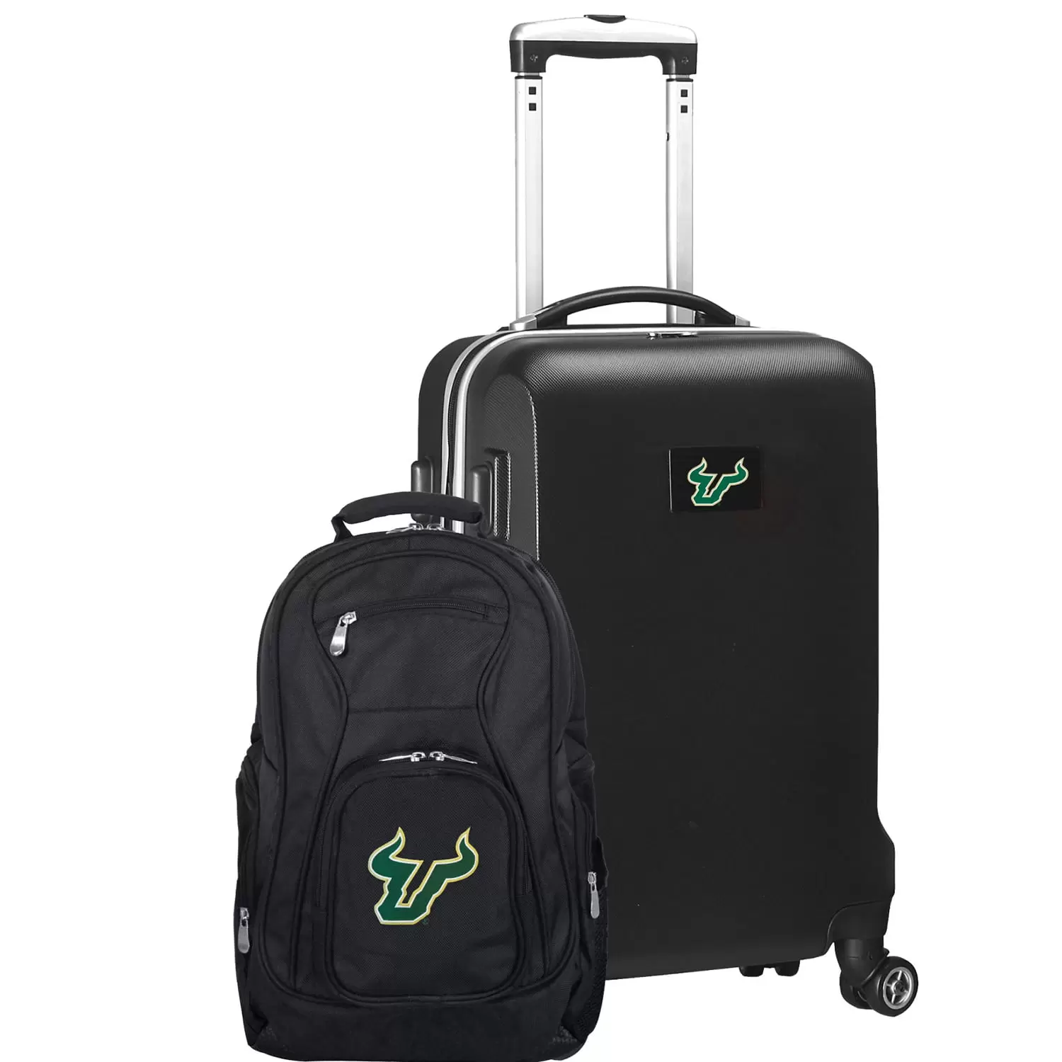 South Florida Bulls Deluxe 2-Piece Backpack and Carry-On Set - Black