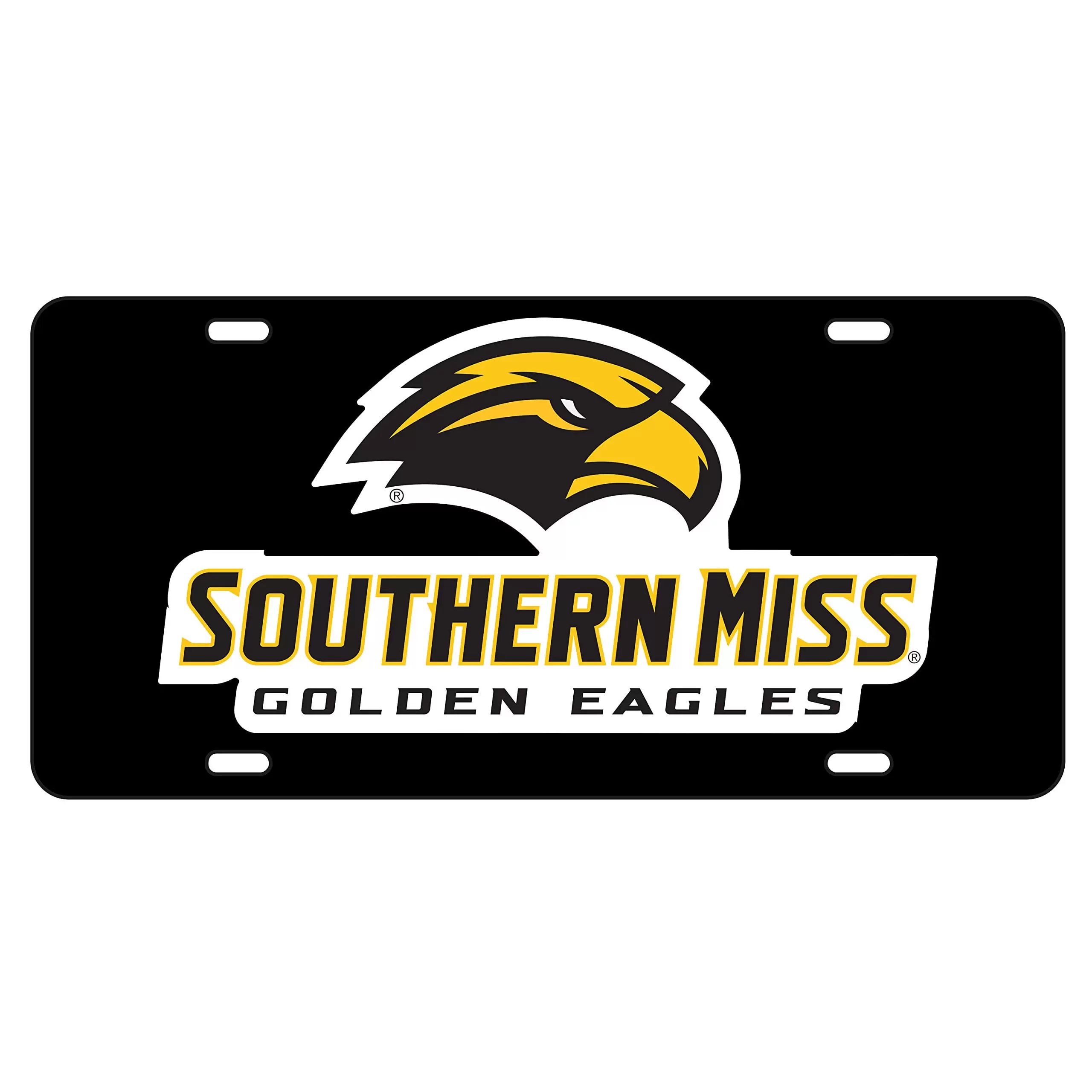 Southern Mississippi Tag (BLK/REF GLD USM TAG (11806))