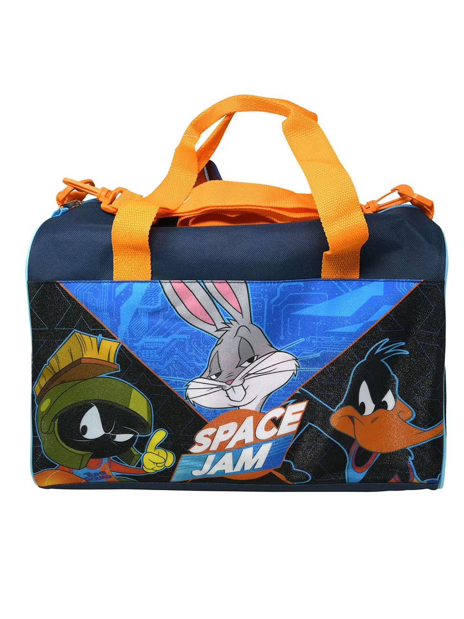 Space Jam Duffel Bag Small Travel Bugs Bunny Daffy Duck Looney Tunes Boys