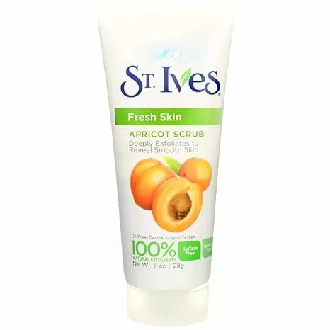 St. Ives. Fresh Skin Apricot Scrub. Travel Size. 1 Ounce (Pack of 6)