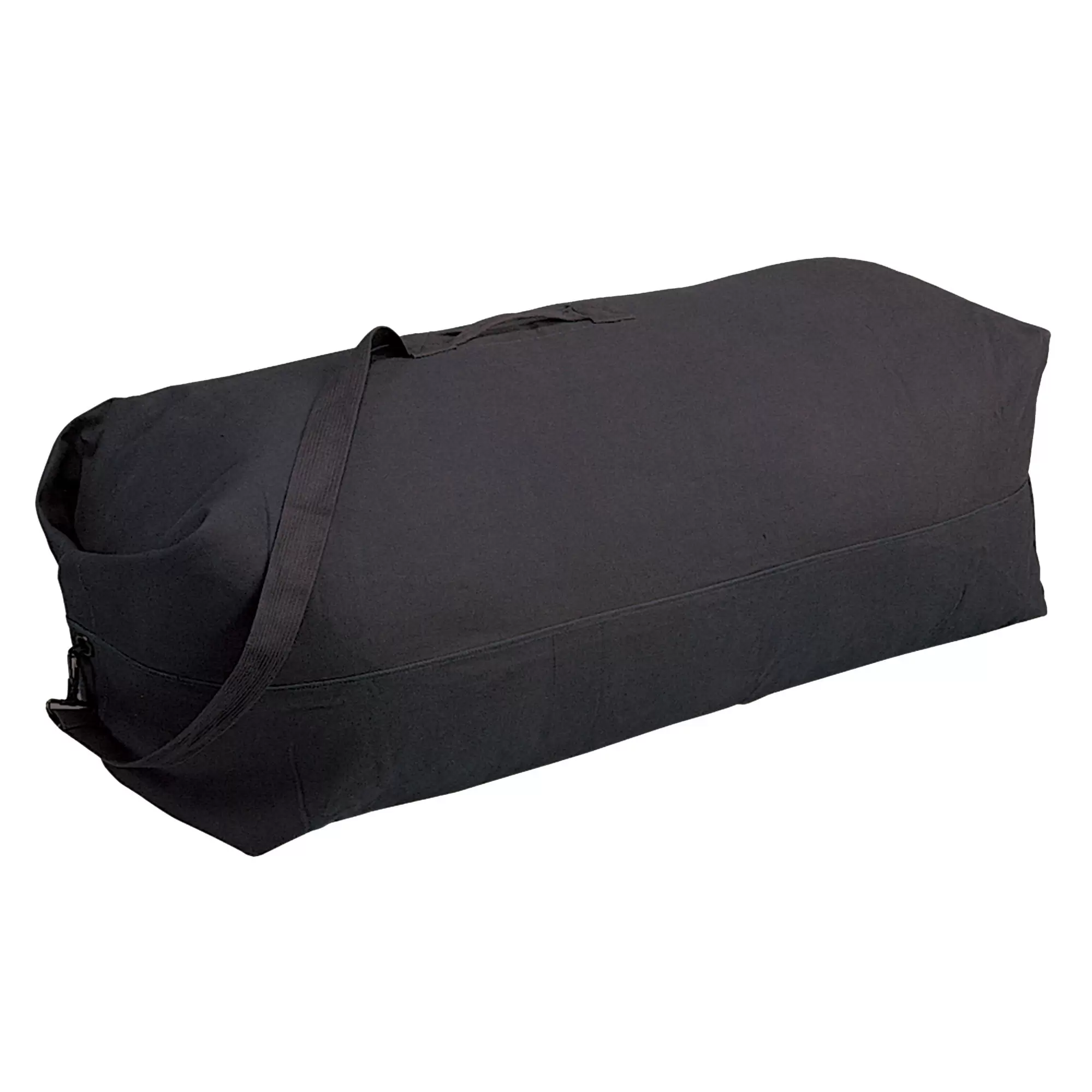 Stansport Top Load Canvas Deluxe Duffel Bag - Black